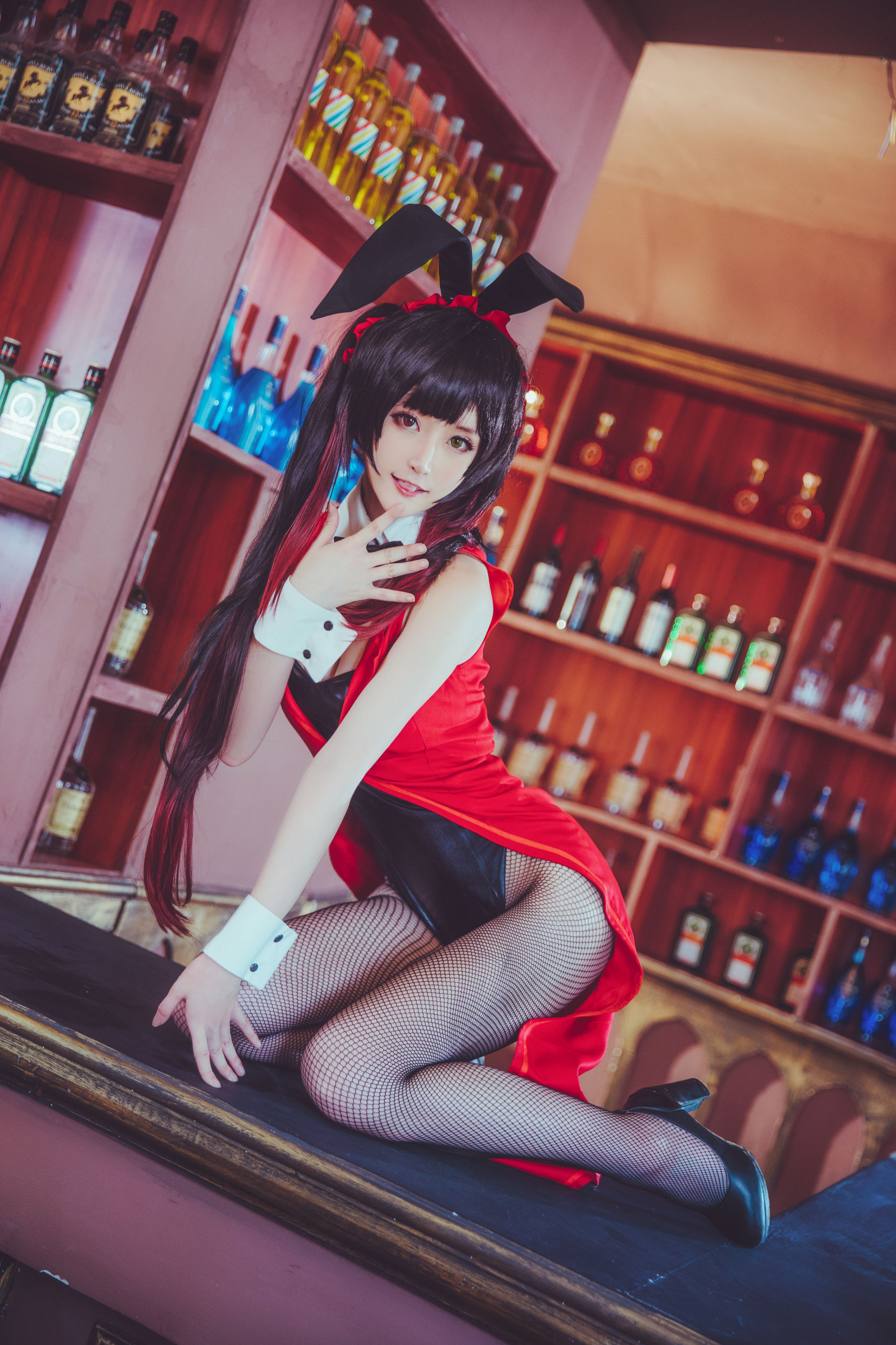 Meng pet blogger yui goldfish crazy three rabbit girls