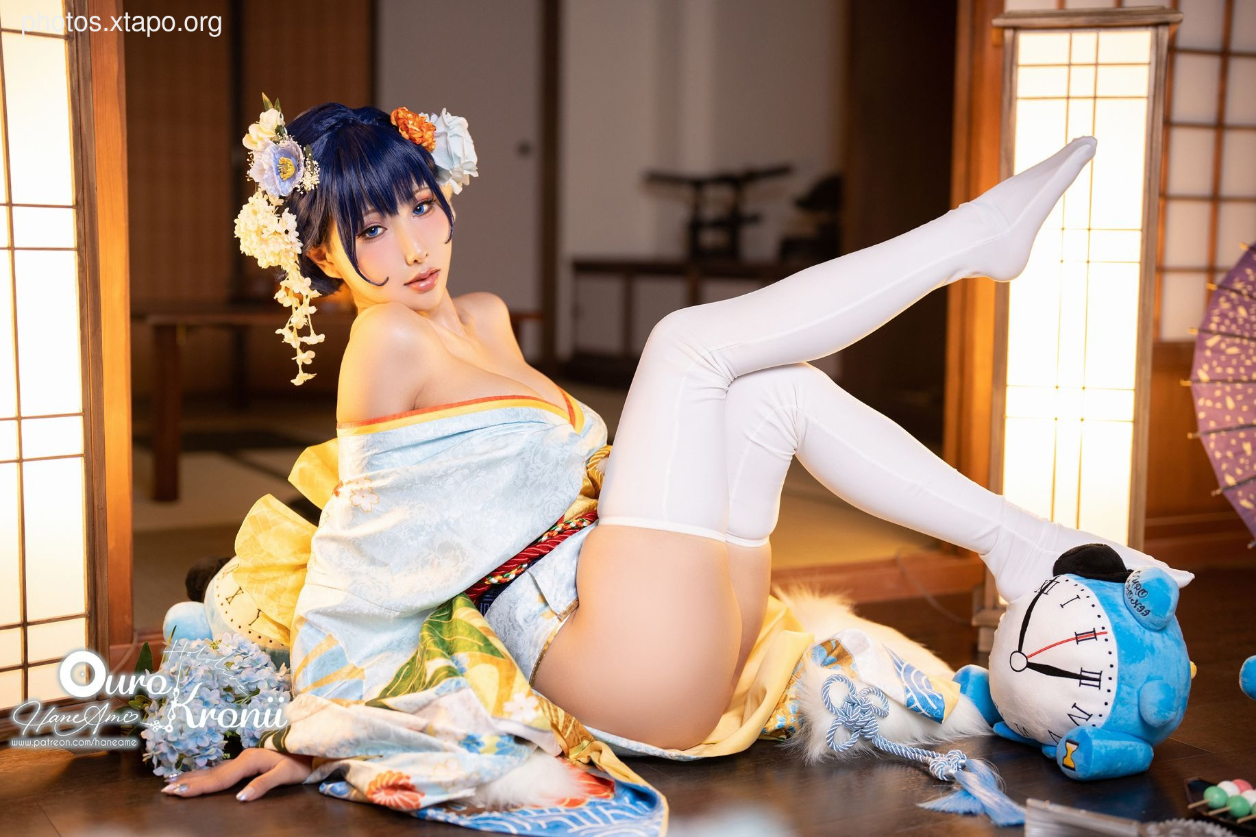 Rain Bo_HANEAME HOLOLIVE_ Kronii_Photobook _ Time Photo & Nbsp 2. Kimono