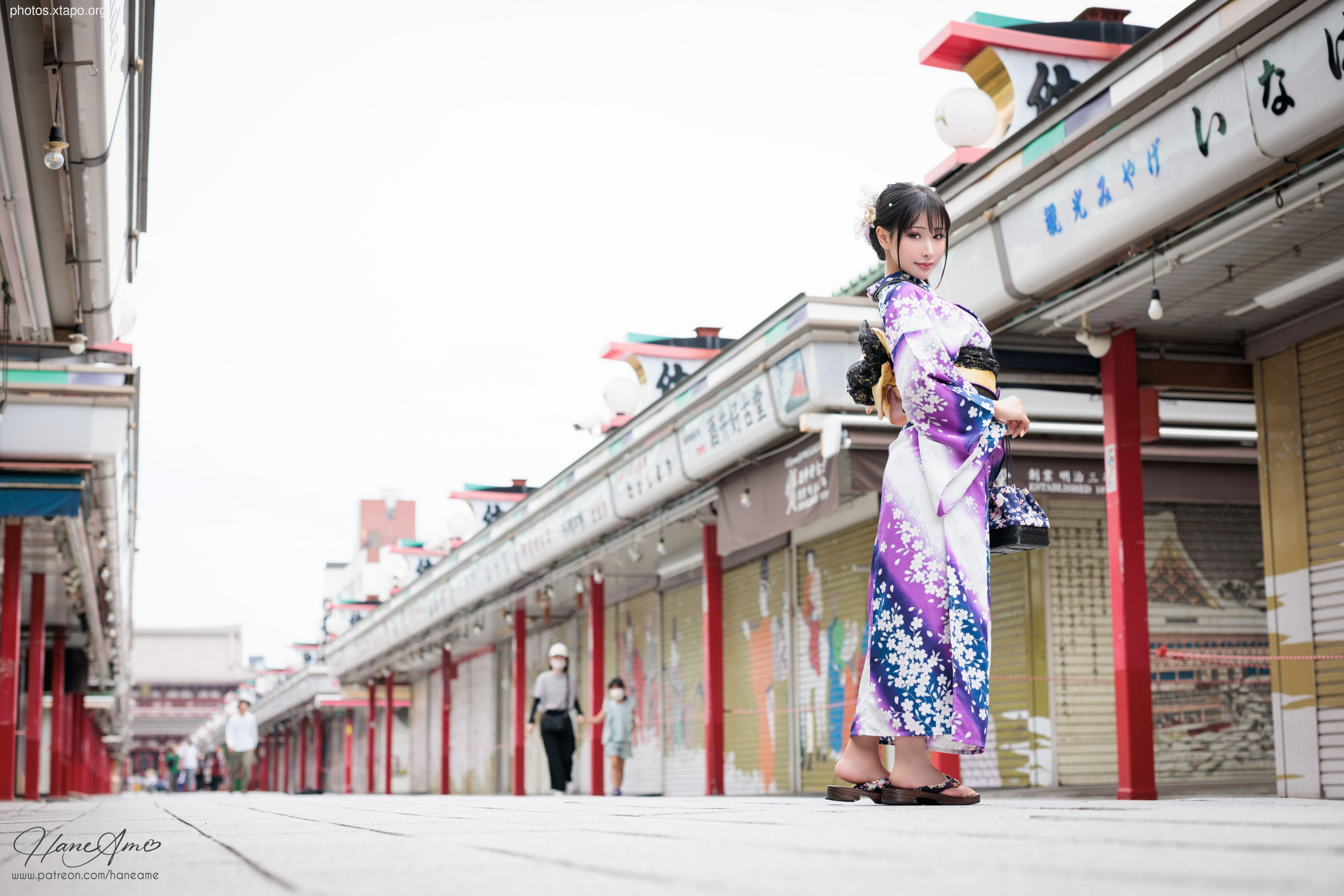 Violet summer yukata