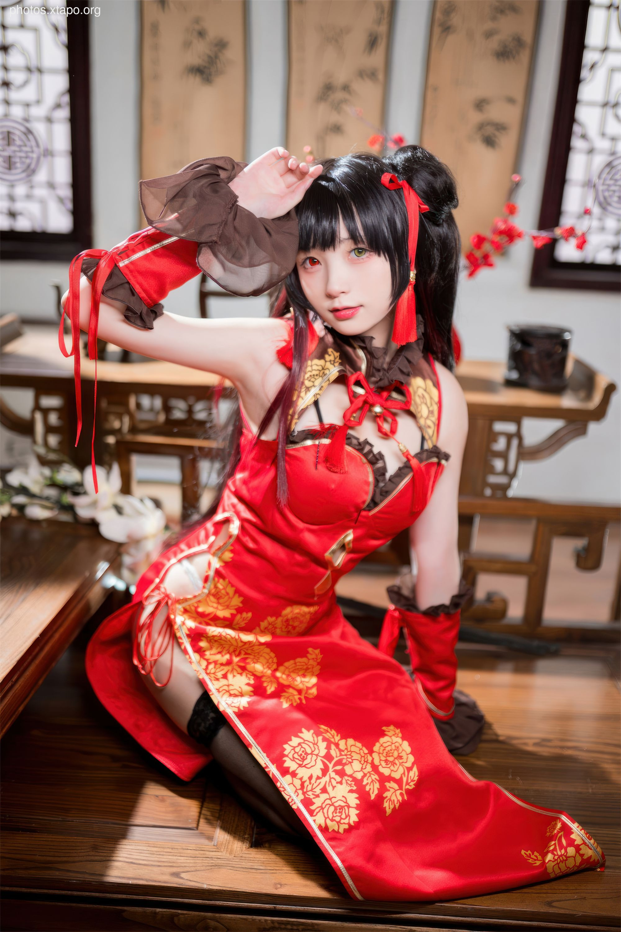 Flower Bell Tokisaki Kurumi Cheongsam 66P