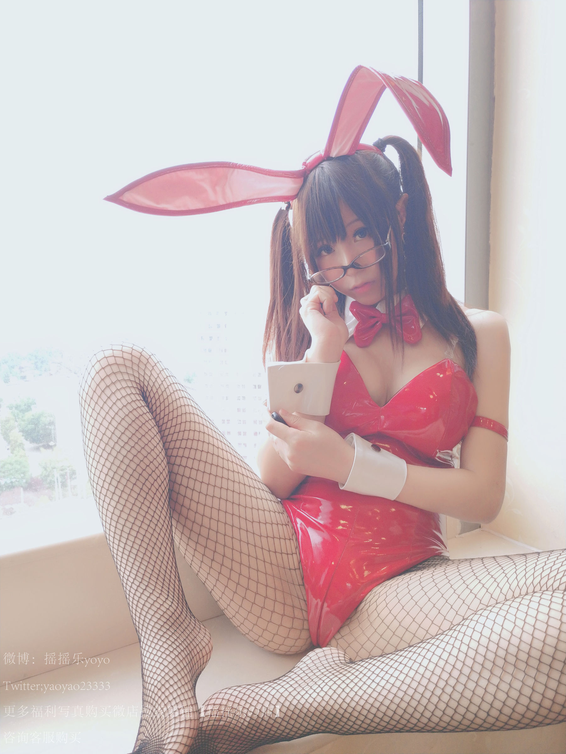 [Loli cos] Yoyo YOYO -Rabbit Girl Black Net Socks