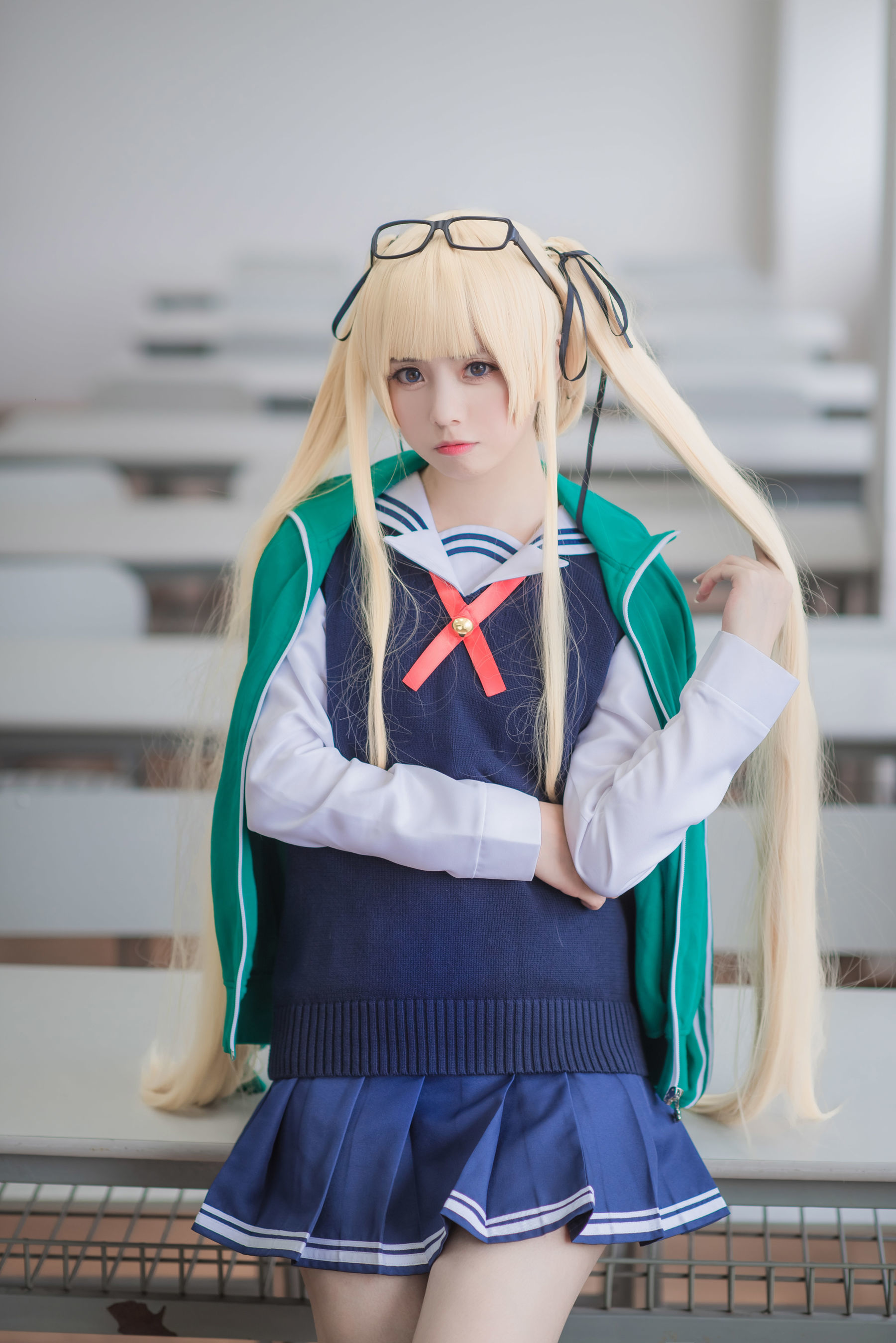 Loli cos Platinum Saki -School Uniform