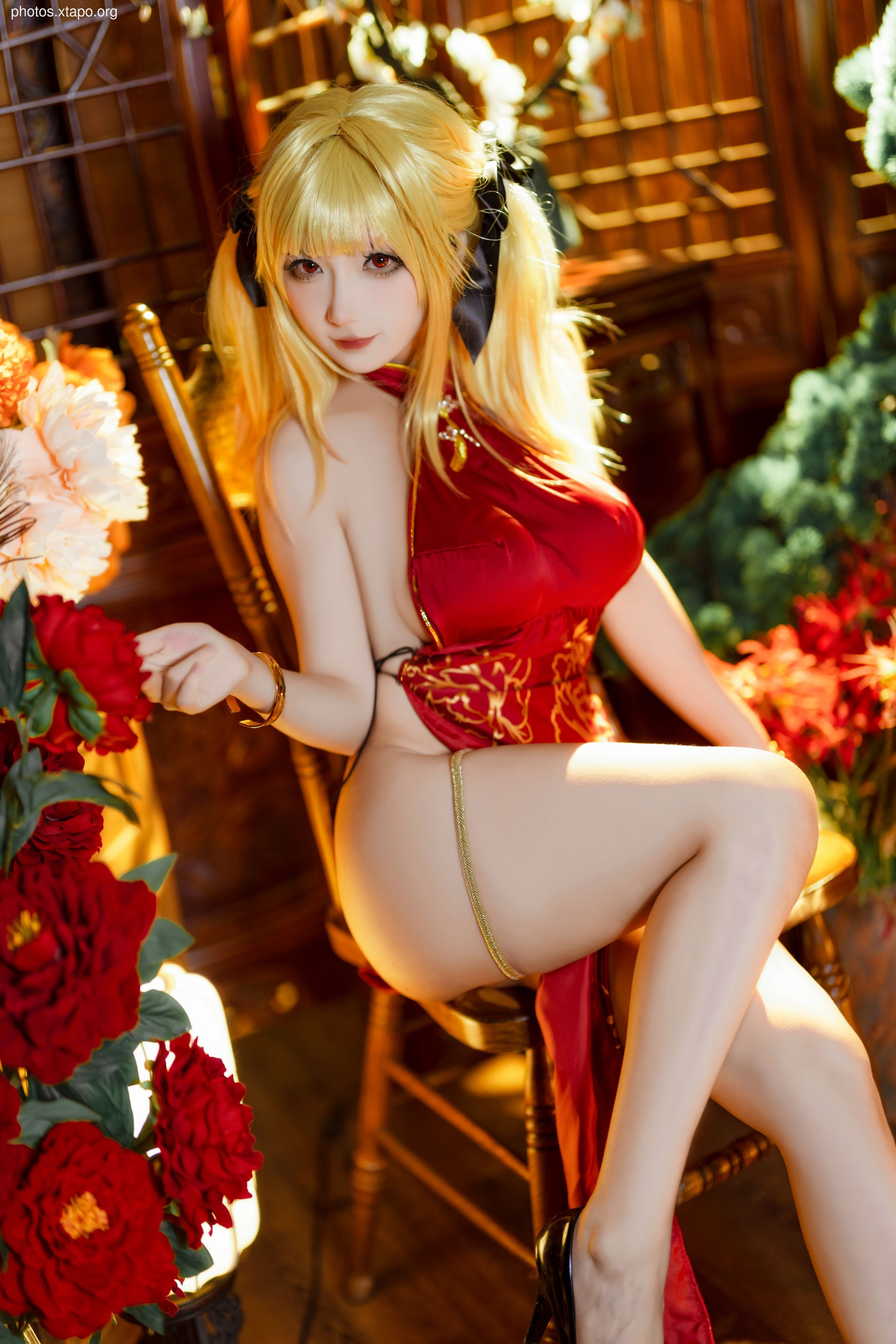 It is not the worlds W mercenary gold hair cheongsam 54P-3.46GB