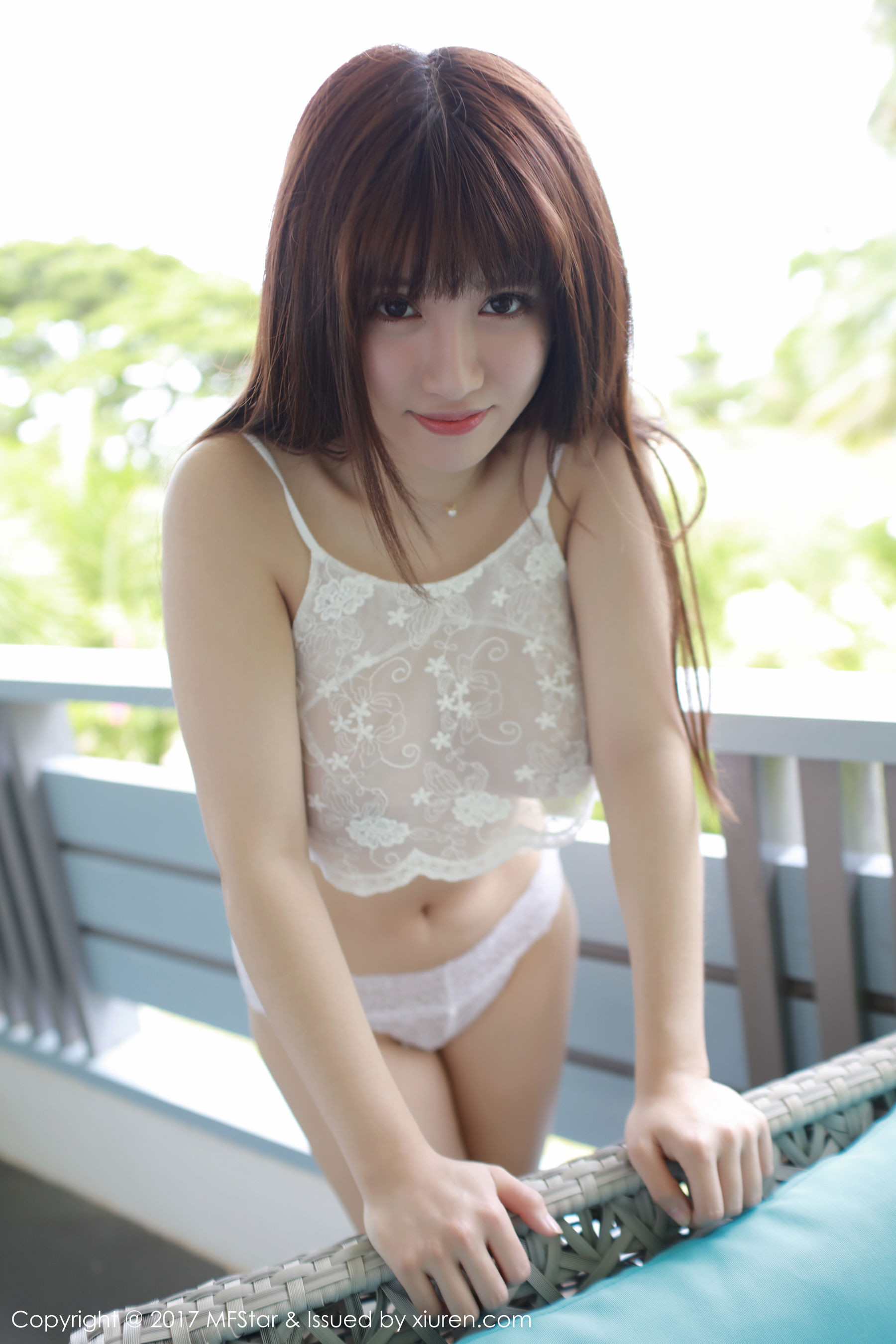 K8 Ao Jiao Meng Meng vivian Sexy VillagersSemi -Locked Lace Underwear Model Academy mfstar Vol.114
