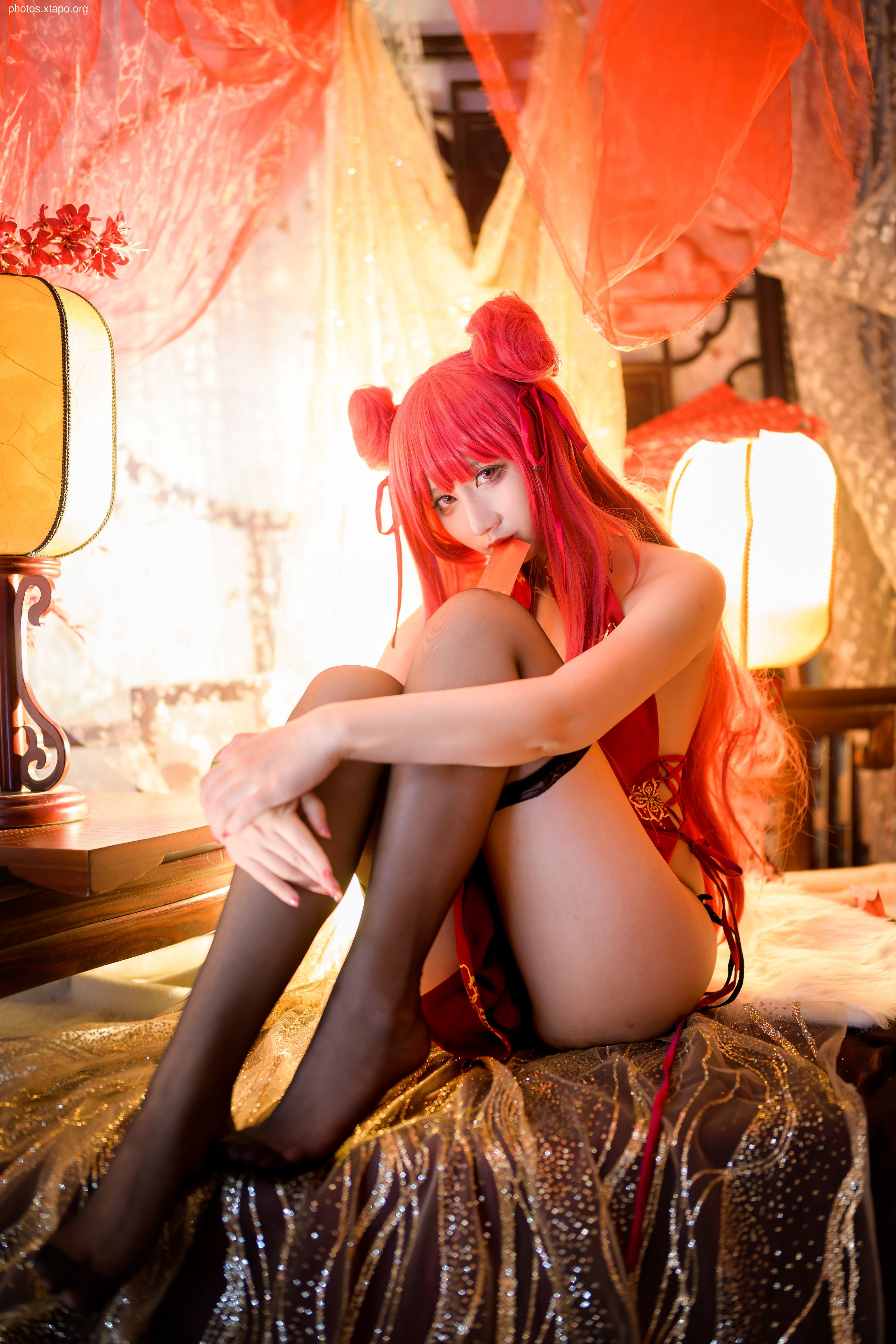 Jiuqu Jean -No.67 Blue Line Galiso New Year cheongsam 24p -557MB