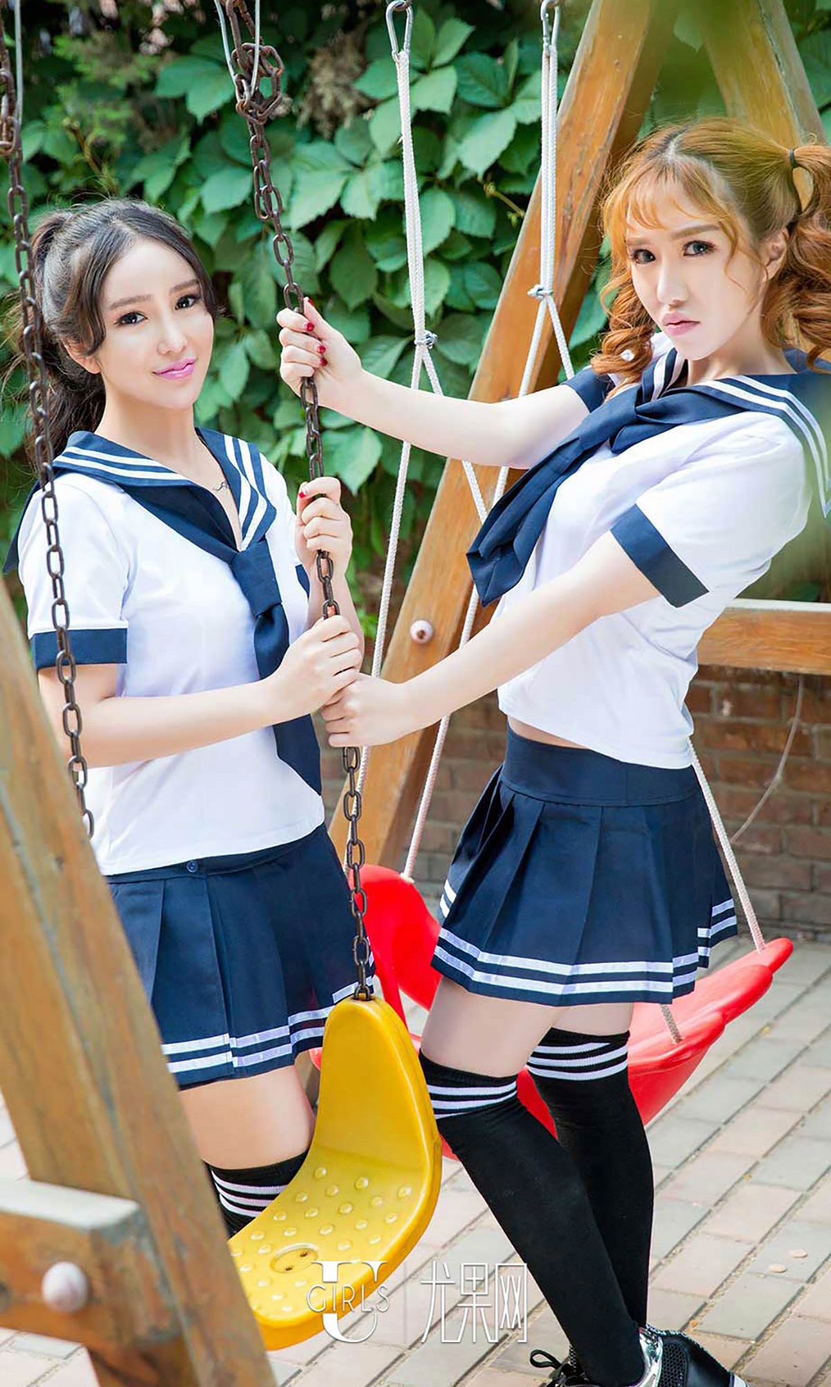 Han Enxi & amp; Mia (Wang Dingding) Twin Temptation Aisu Ugirls No.354