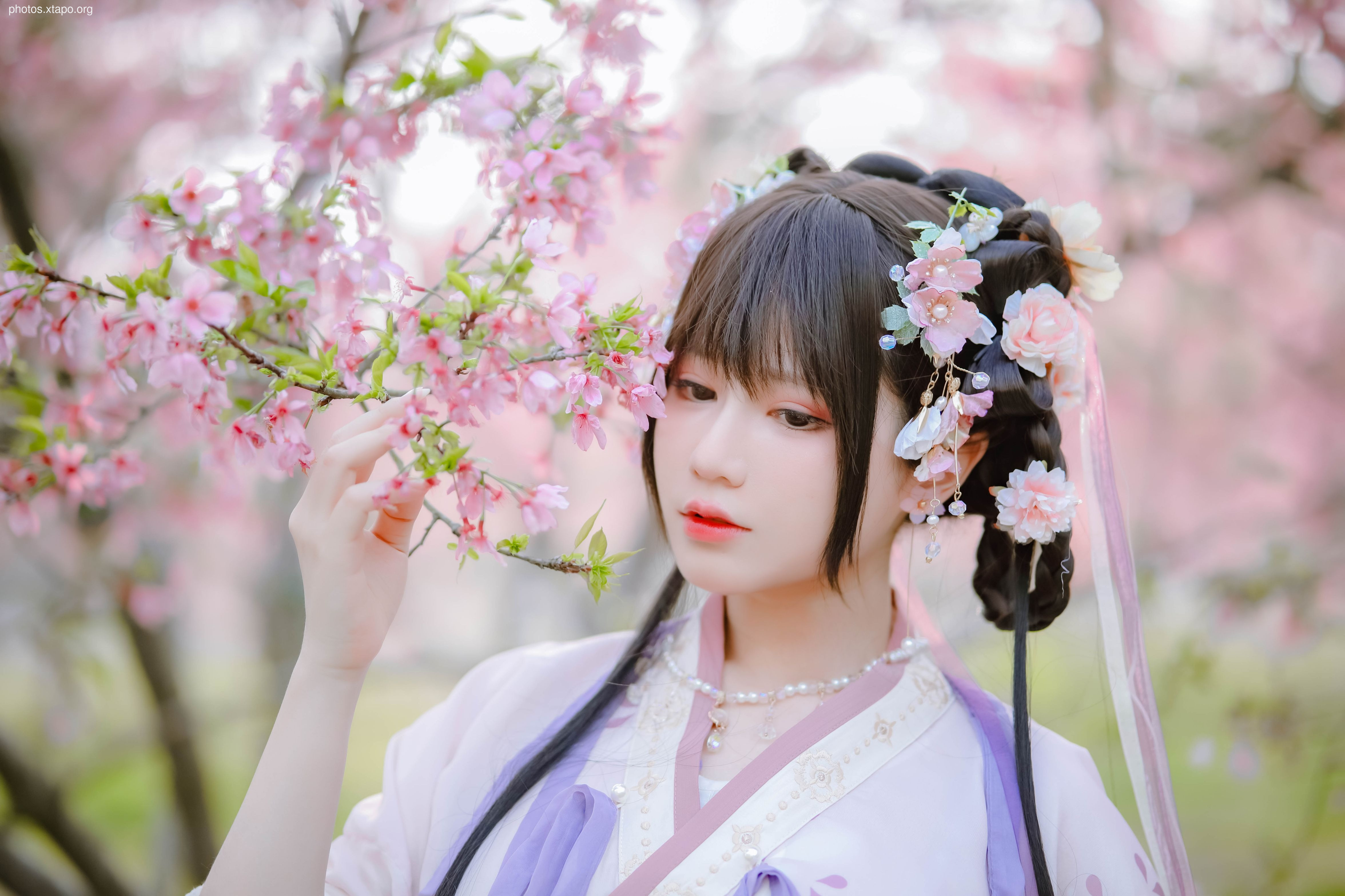 Meow Nyako -Sakura Hanfu Flower God Pray 52P -219MB