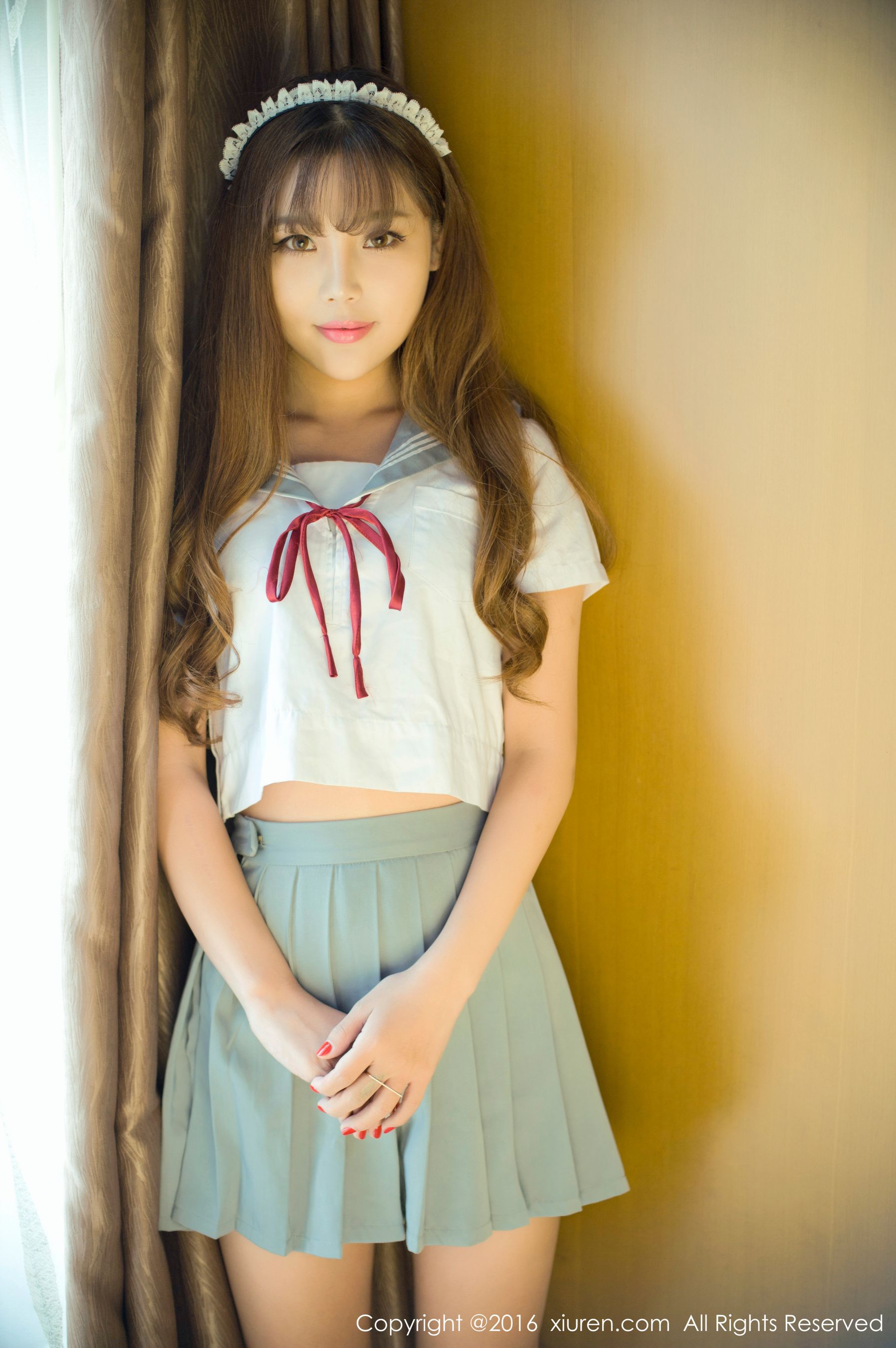 Zhou Yuran's High School Uniform Outdoor Blasting Milk, Classic Japanese School Uniform Xiuren Xiuren No.651