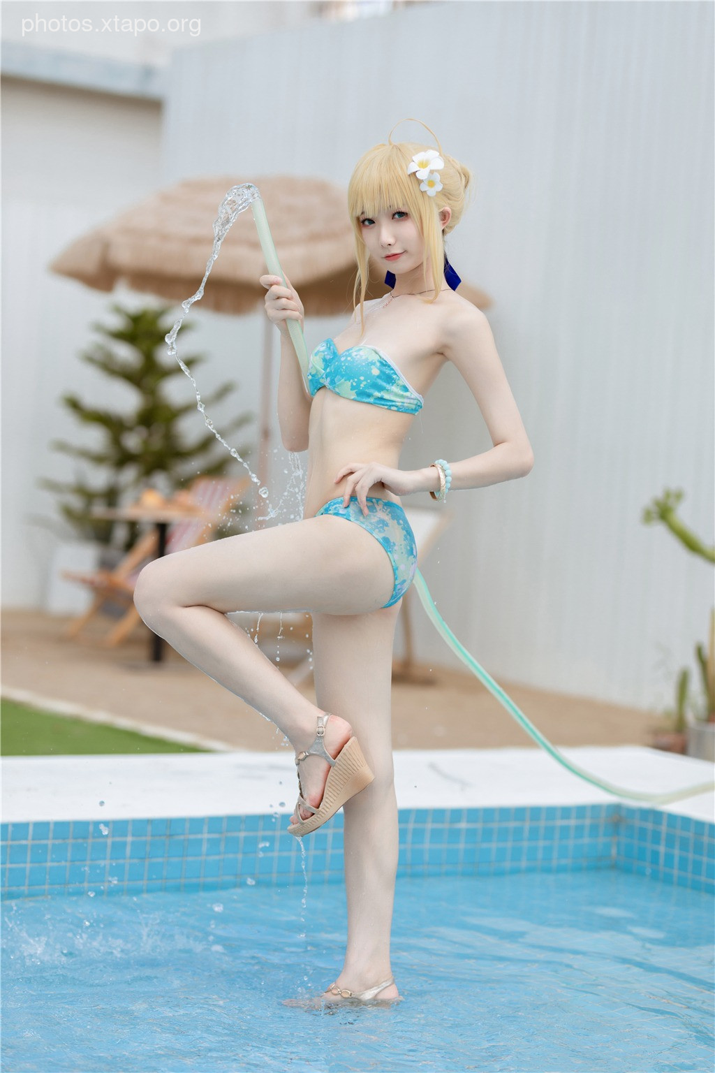 Frontier v - Artoria Pendragon Swimsuit 40P45M