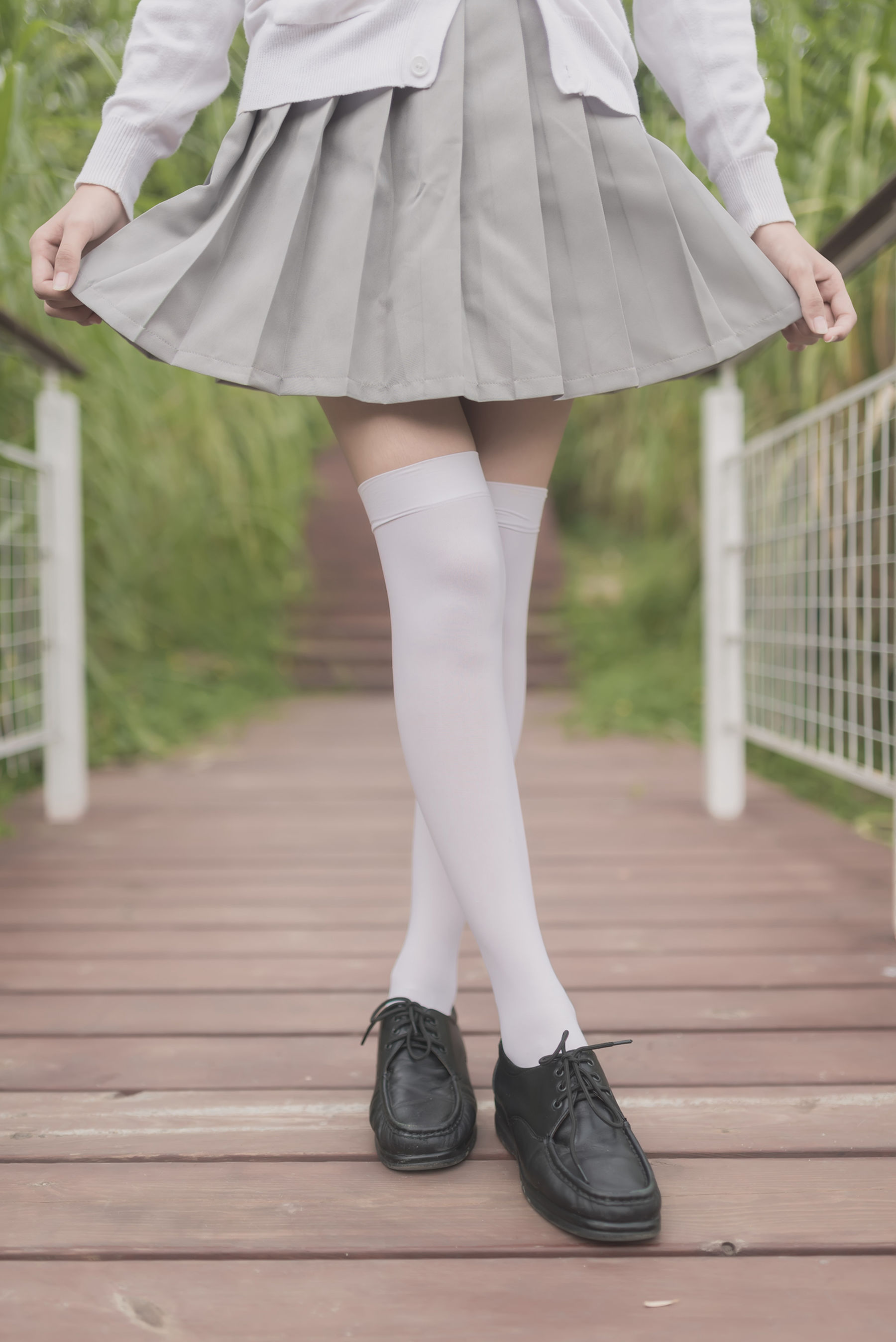 Field of Wind No.144 JK girls outdoor extreme temptation