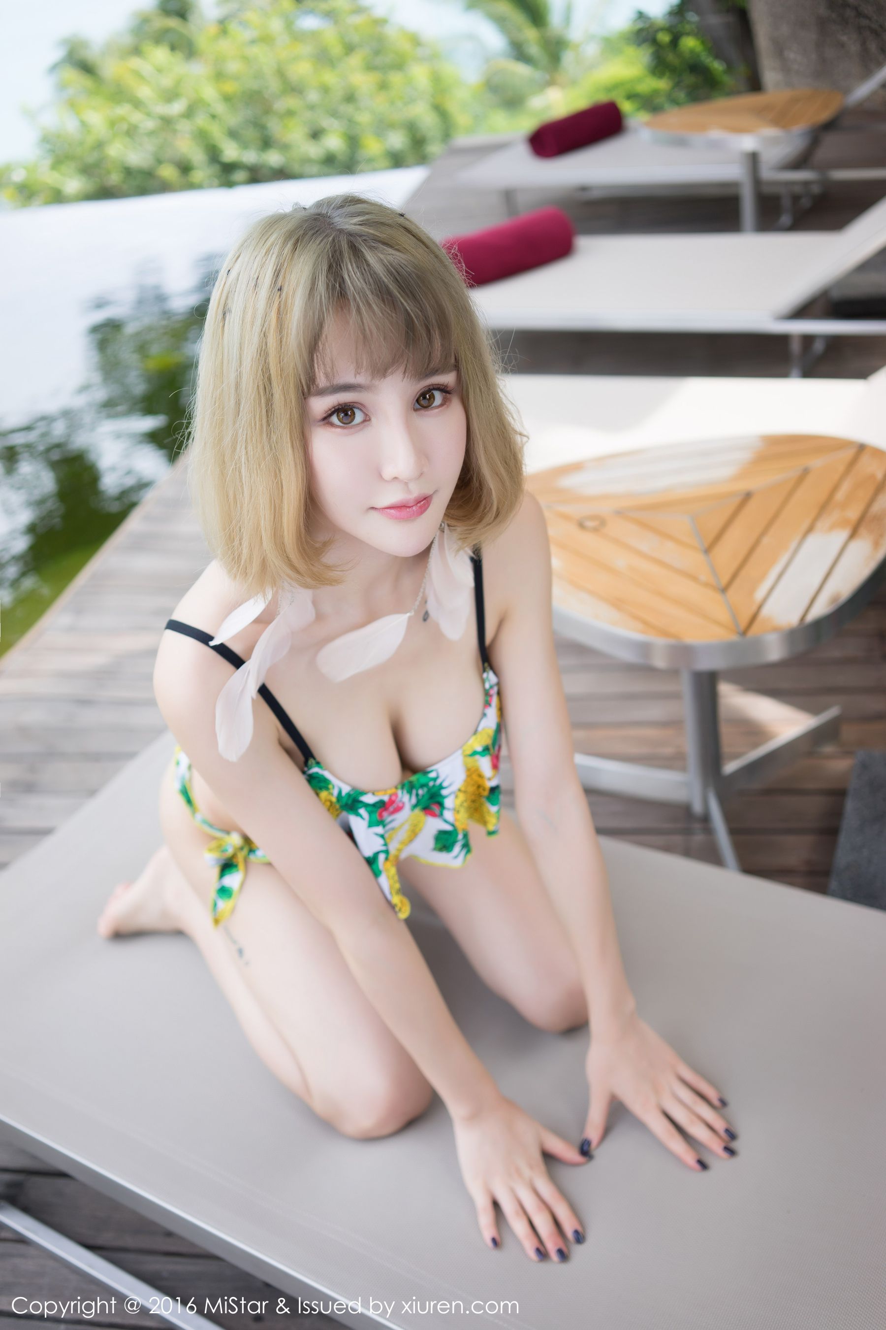 Cheryl Green Tree Samui Island Travel fresh bikinishirt series Meiyan Club Mistar Vol.118