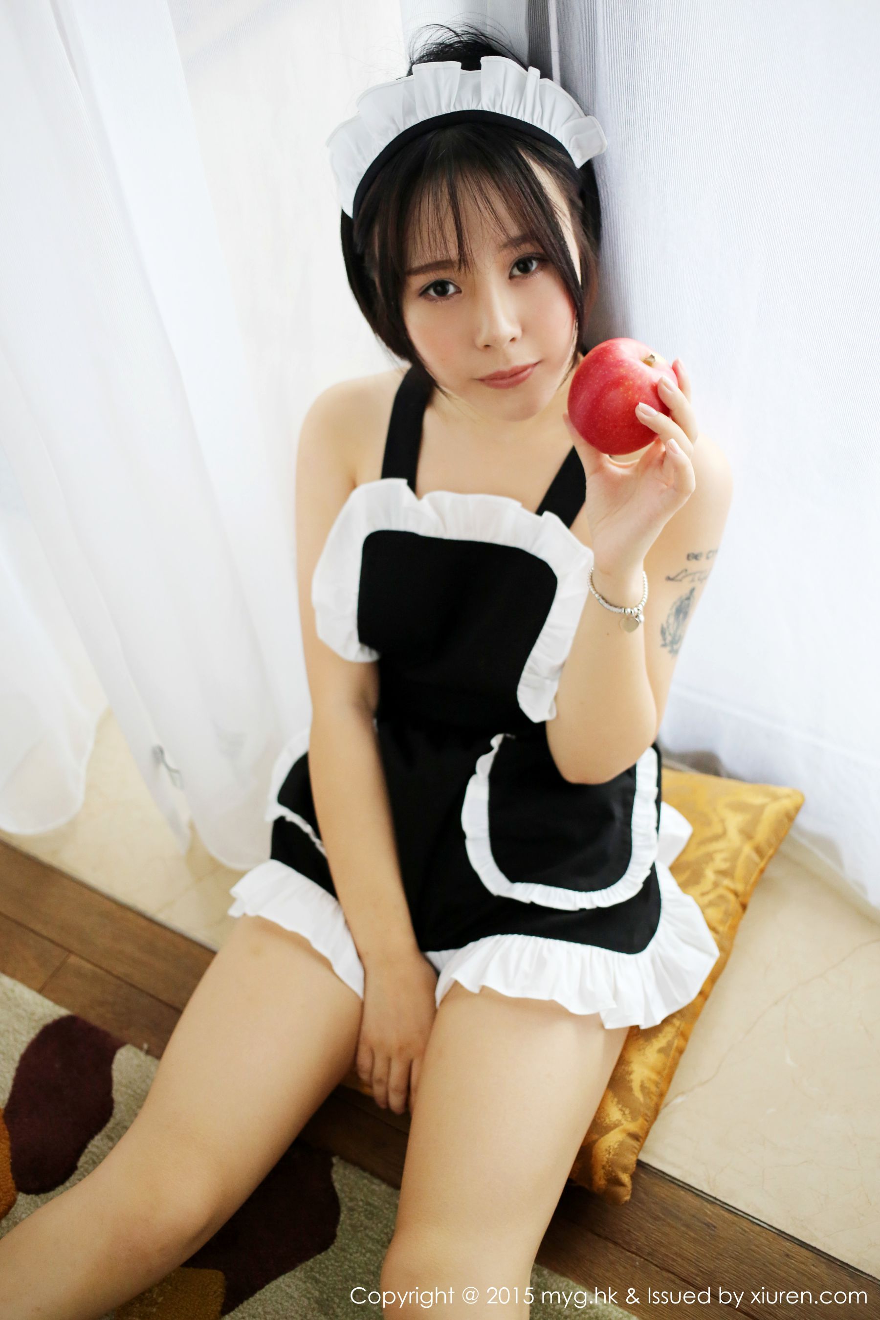 Evelyn Alley Sexy Maid Costume Miyuan Pavilion Mygirl VOL.157