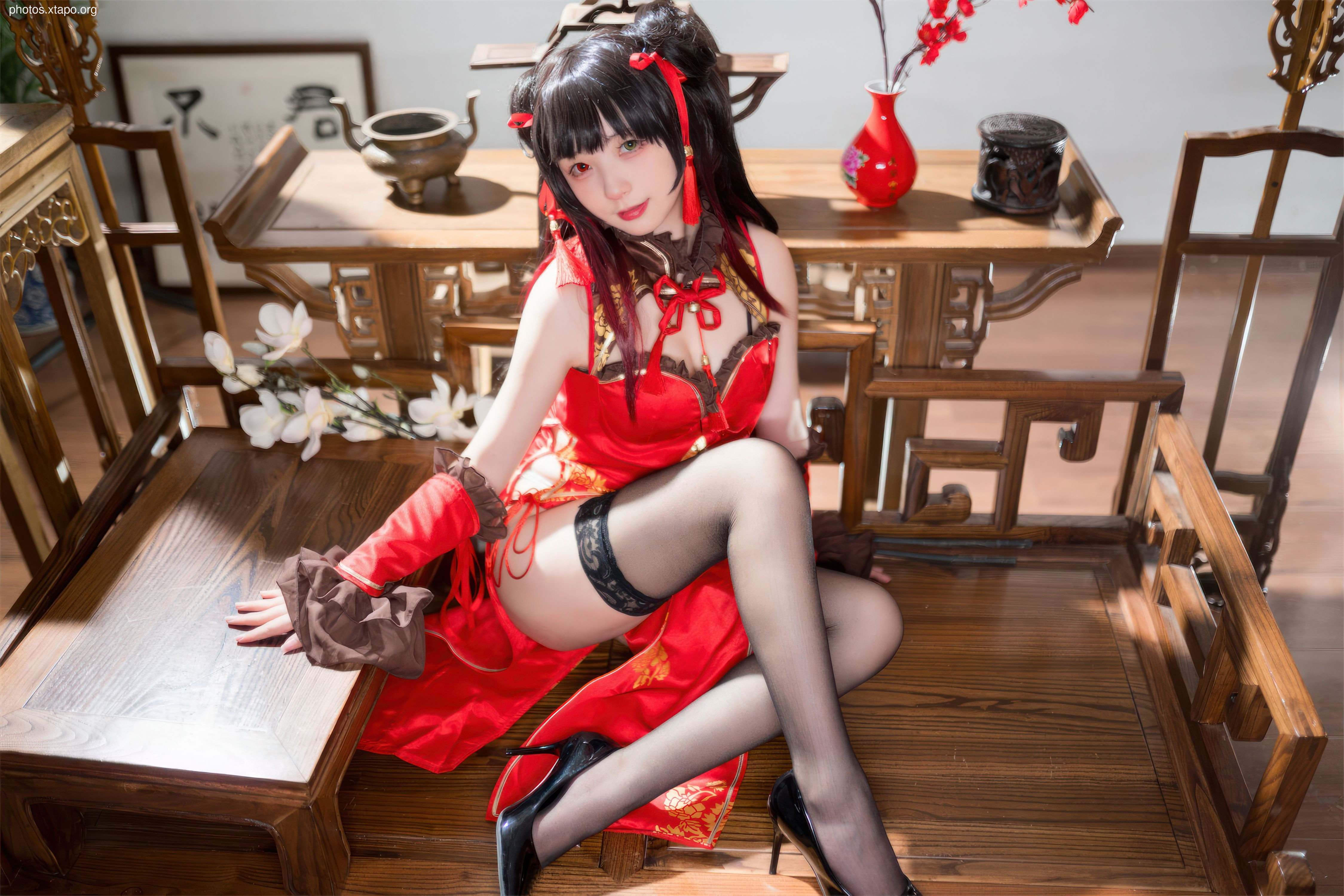 Flower Bell Tokisaki Kurumi Cheongsam 66P