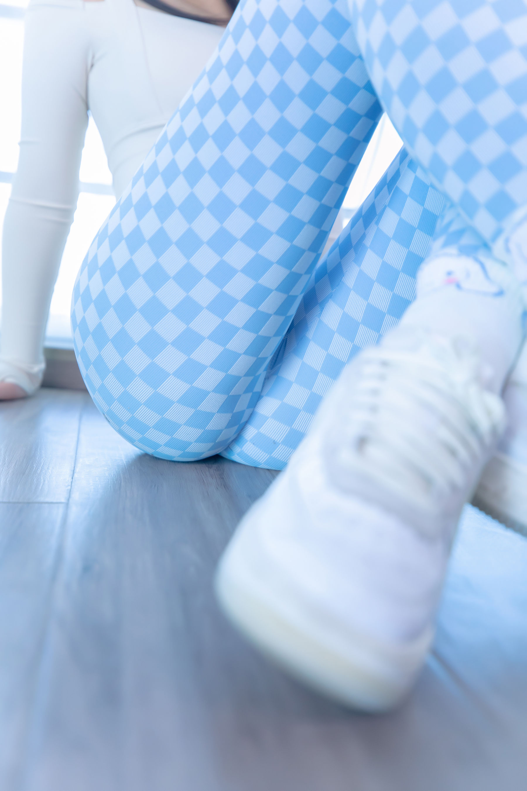 Welfare COS Lolita Shenli Banzhen Winter -Blue and White Grid