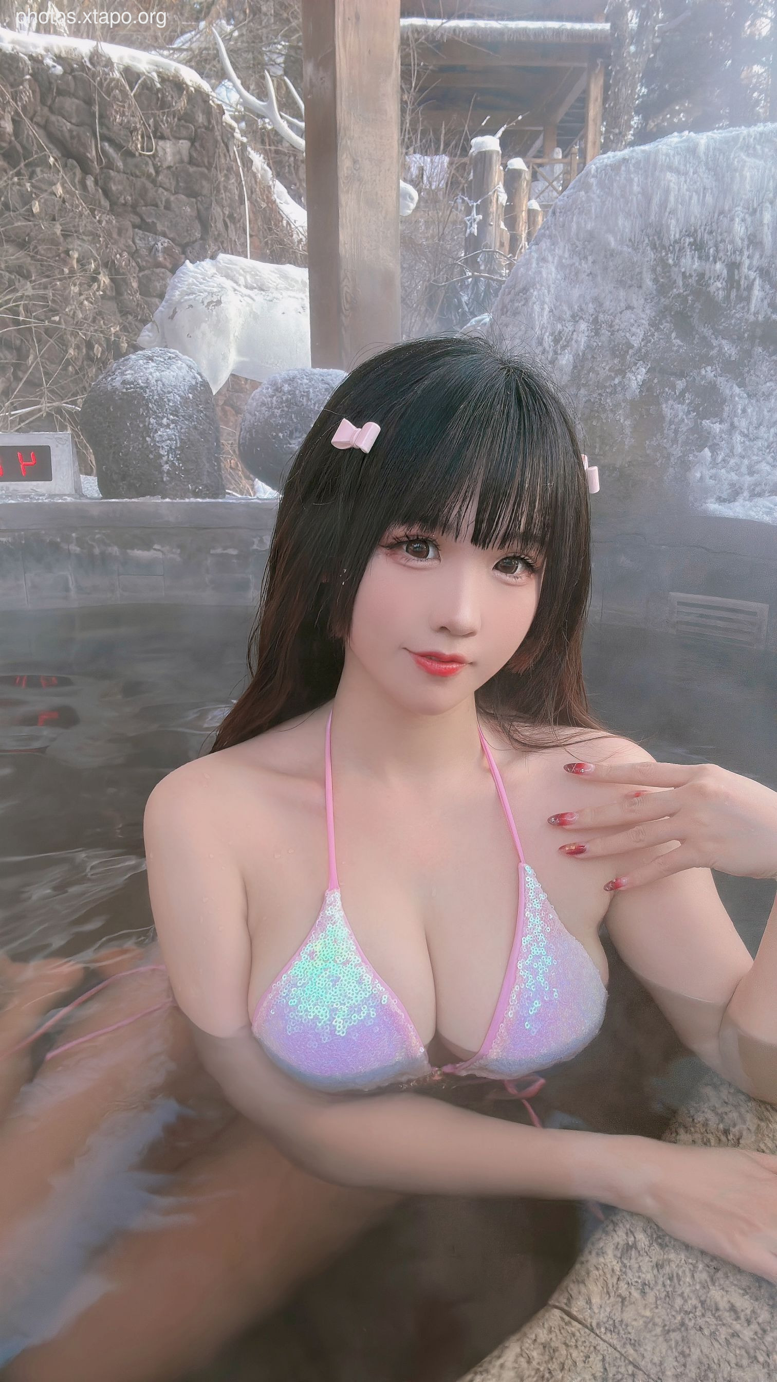 miko sauce -Miko の Snow Hot Spring (January 27th Award Group Resources)