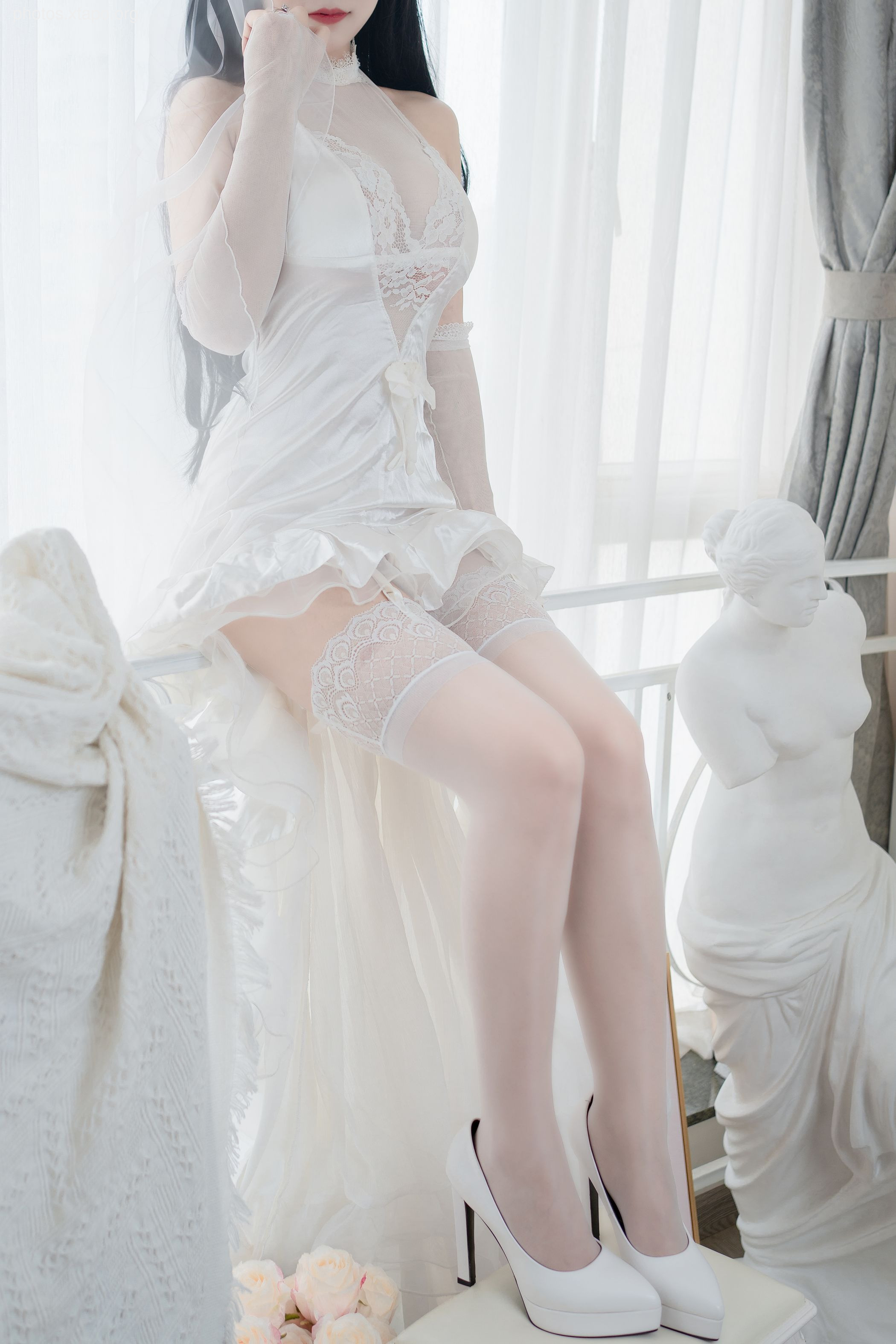 Kakura Chigai W NO.017 Atago Wedding Dress 20P-125MB