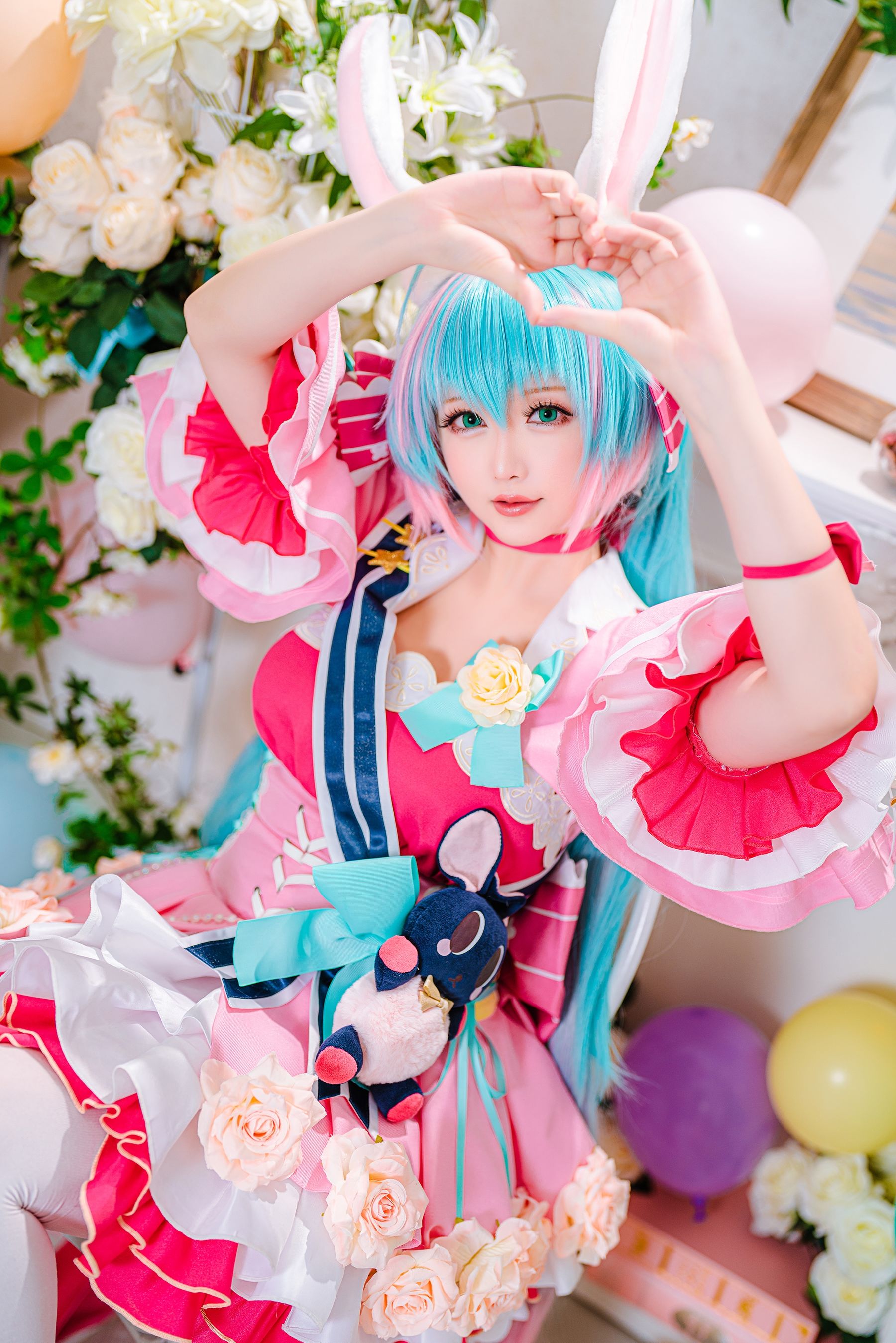 Welfare COS Miss Coser Sister Star Zhi Zhi Zhi -Valentine's Day Dream set group