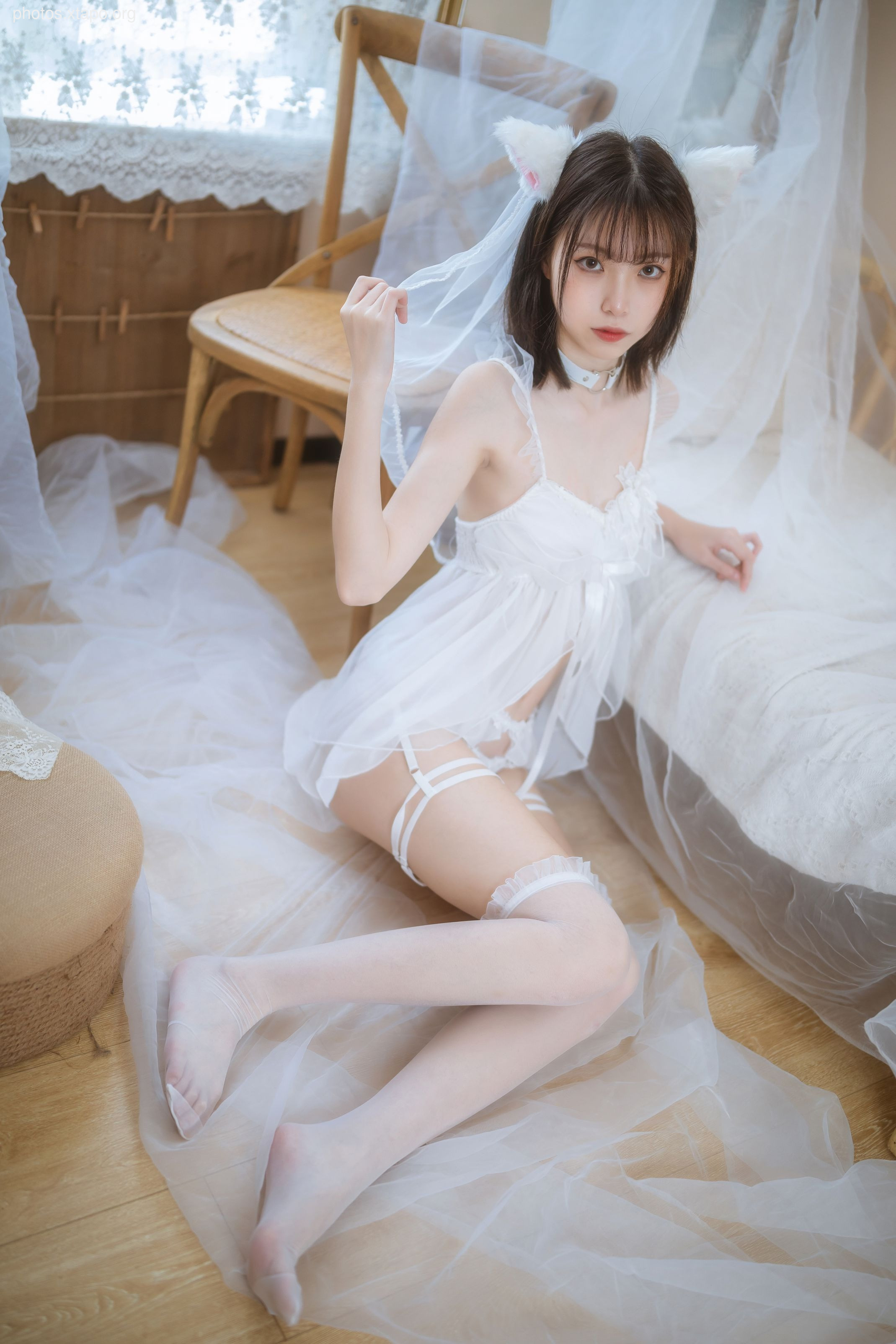 Xu Lan No.003 Girls White Skirt 41P-627MB