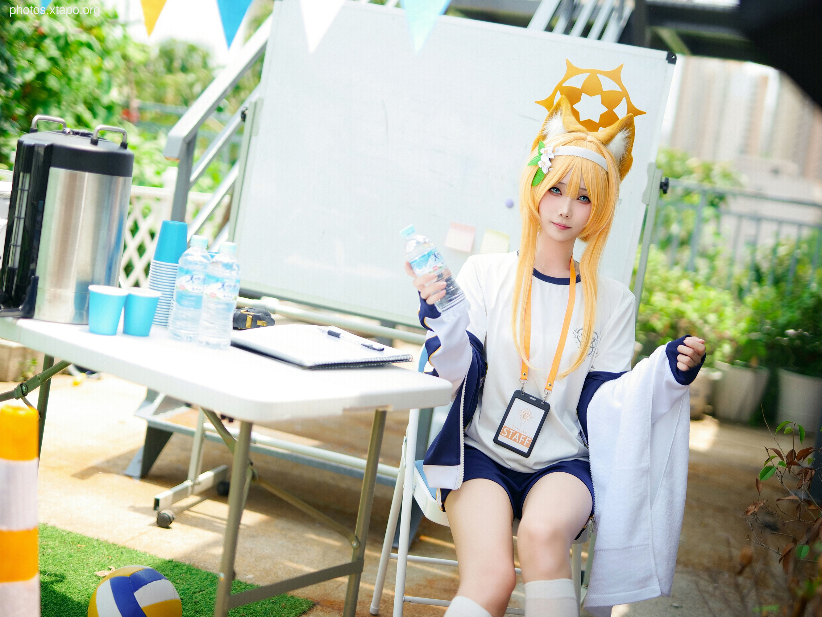 Mother Blue Archive -Iluo マ リ ー (Gymnastics) Cosplay Vol.02