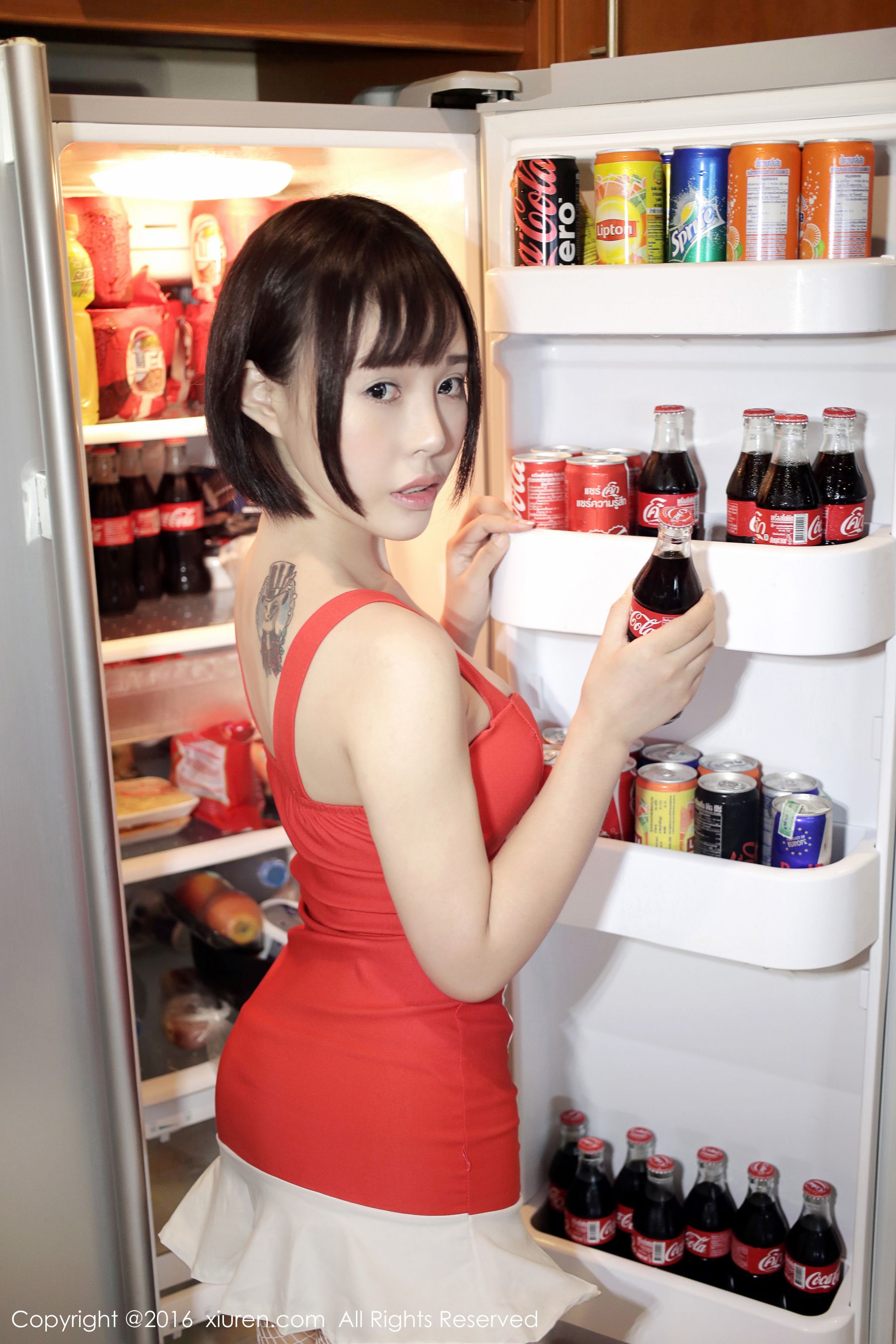 Evelyn Elli Little Red Skirt Xiuren Xiiren No.665