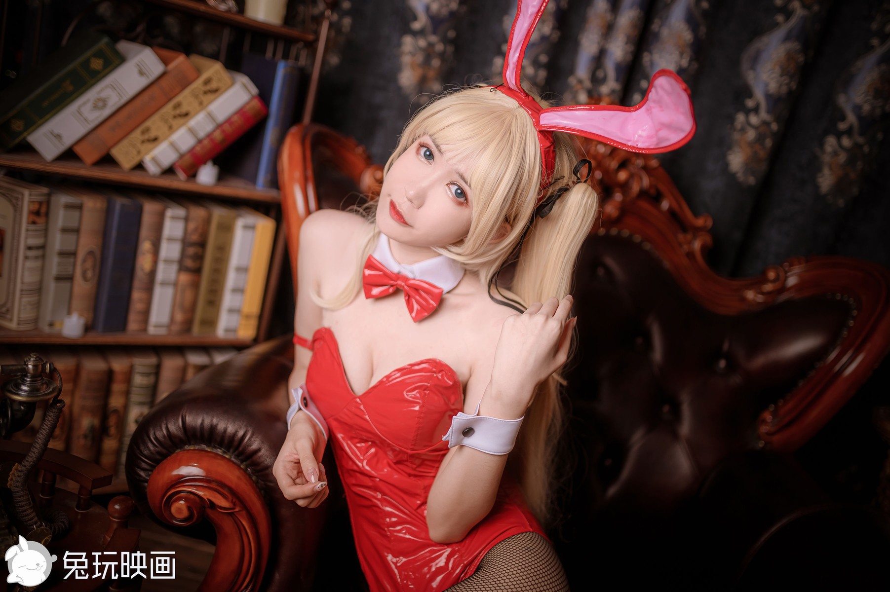 Rabbit Play Movie Cosplay Bunny Girl Red and Black