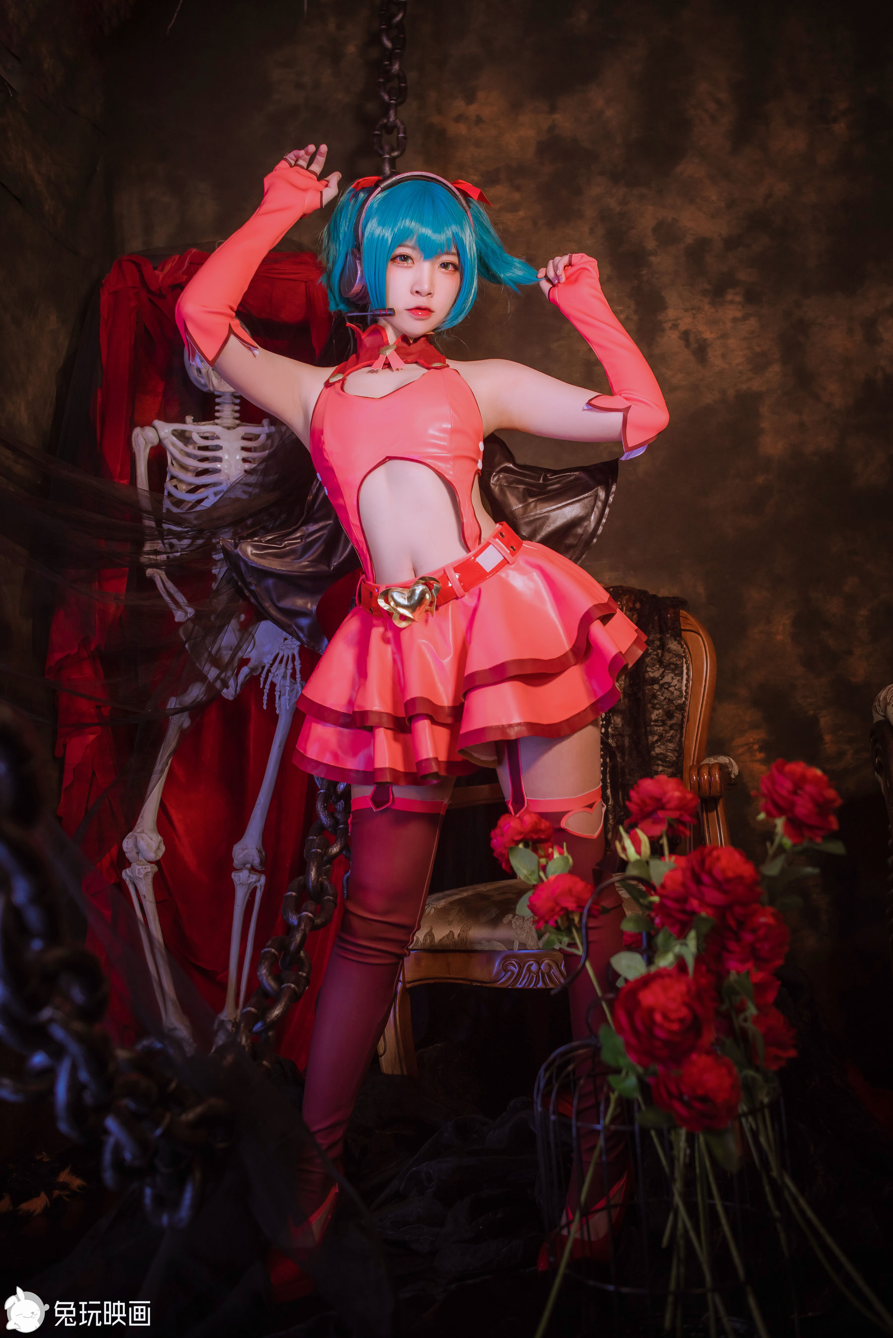 Rabbit Playing Paintings -Chong Little Demon