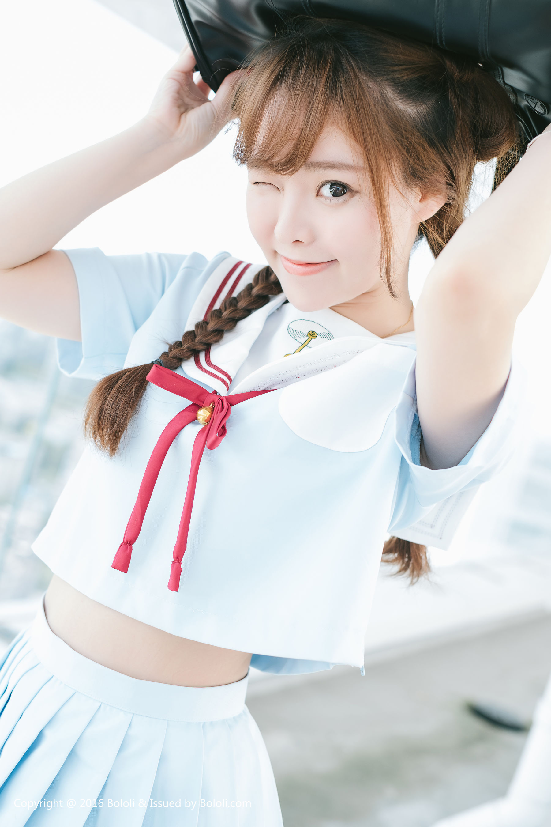 Liu Yanqi Japanese School Uniform Girl Qi Meng Culture KIMOE VOL.025