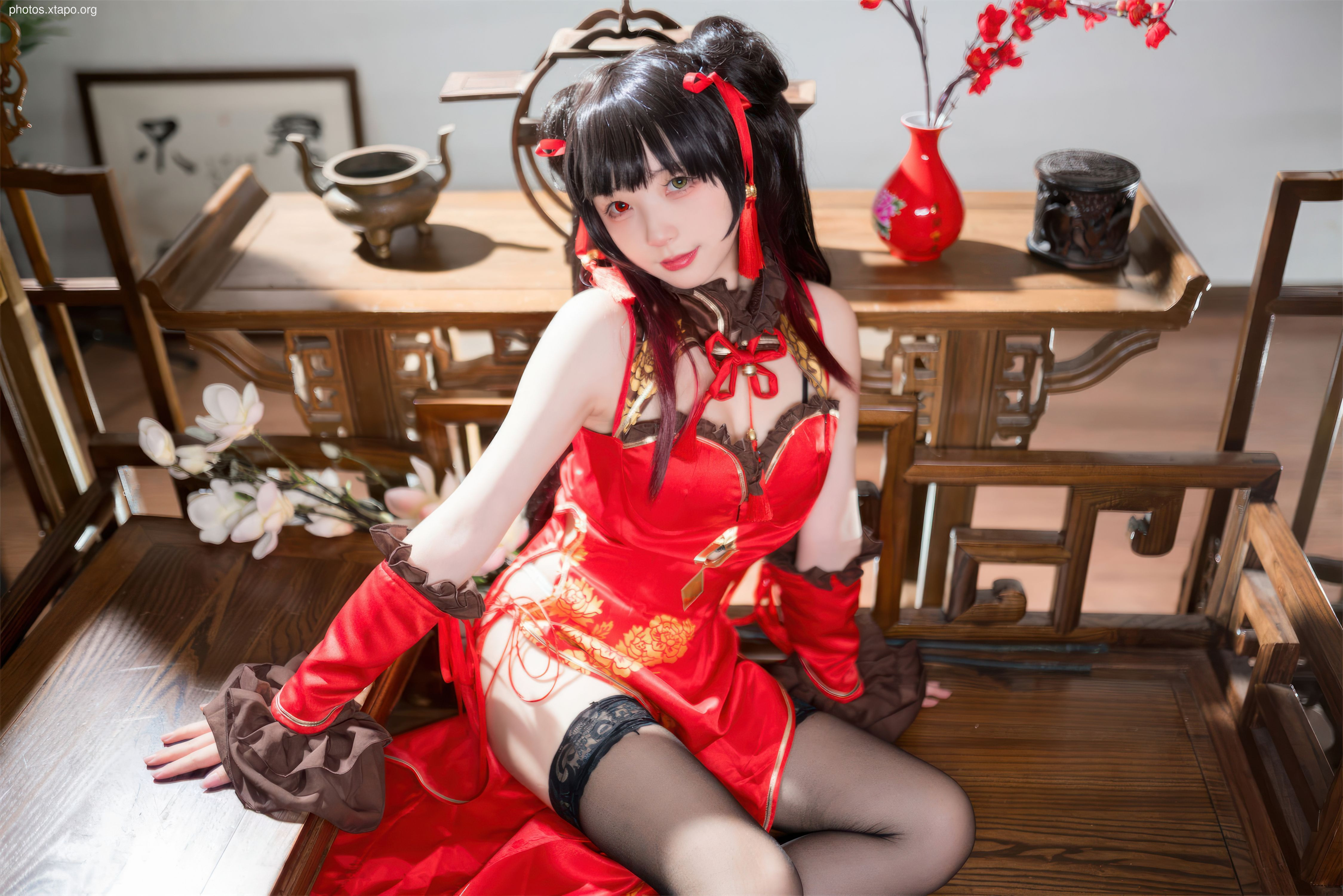 Flower Bell Tokisaki Kurumi Cheongsam 66P