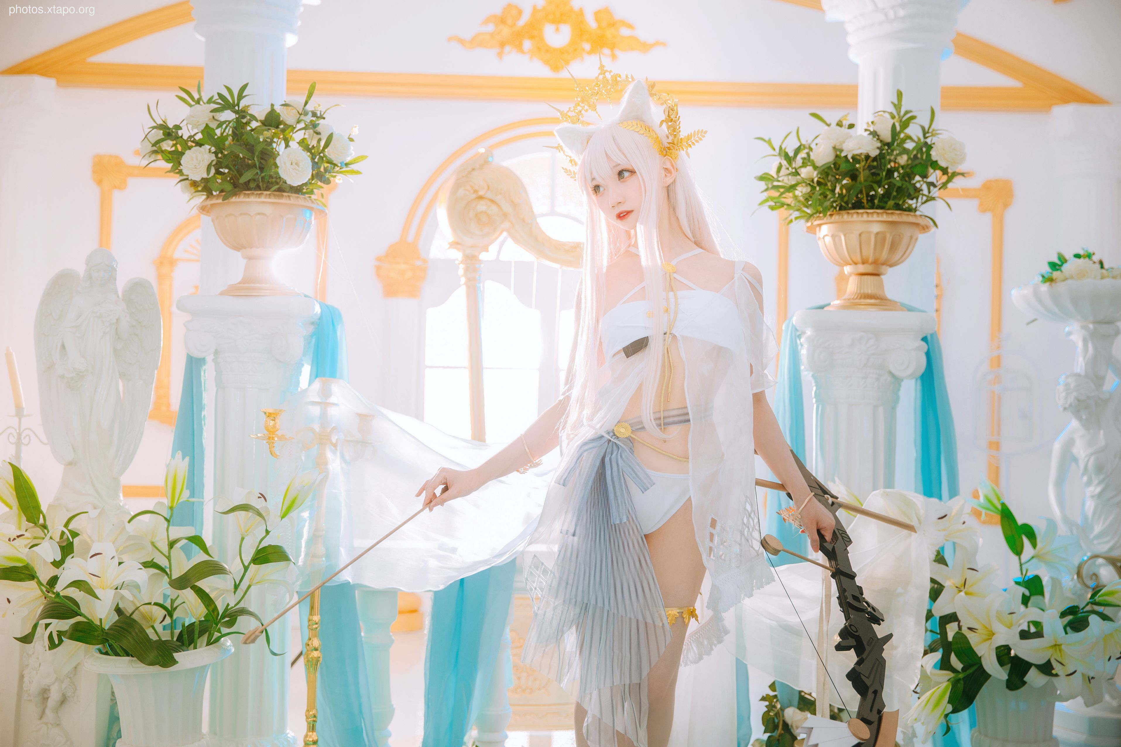 Ono Temple sweet potato Platinum swimsuit