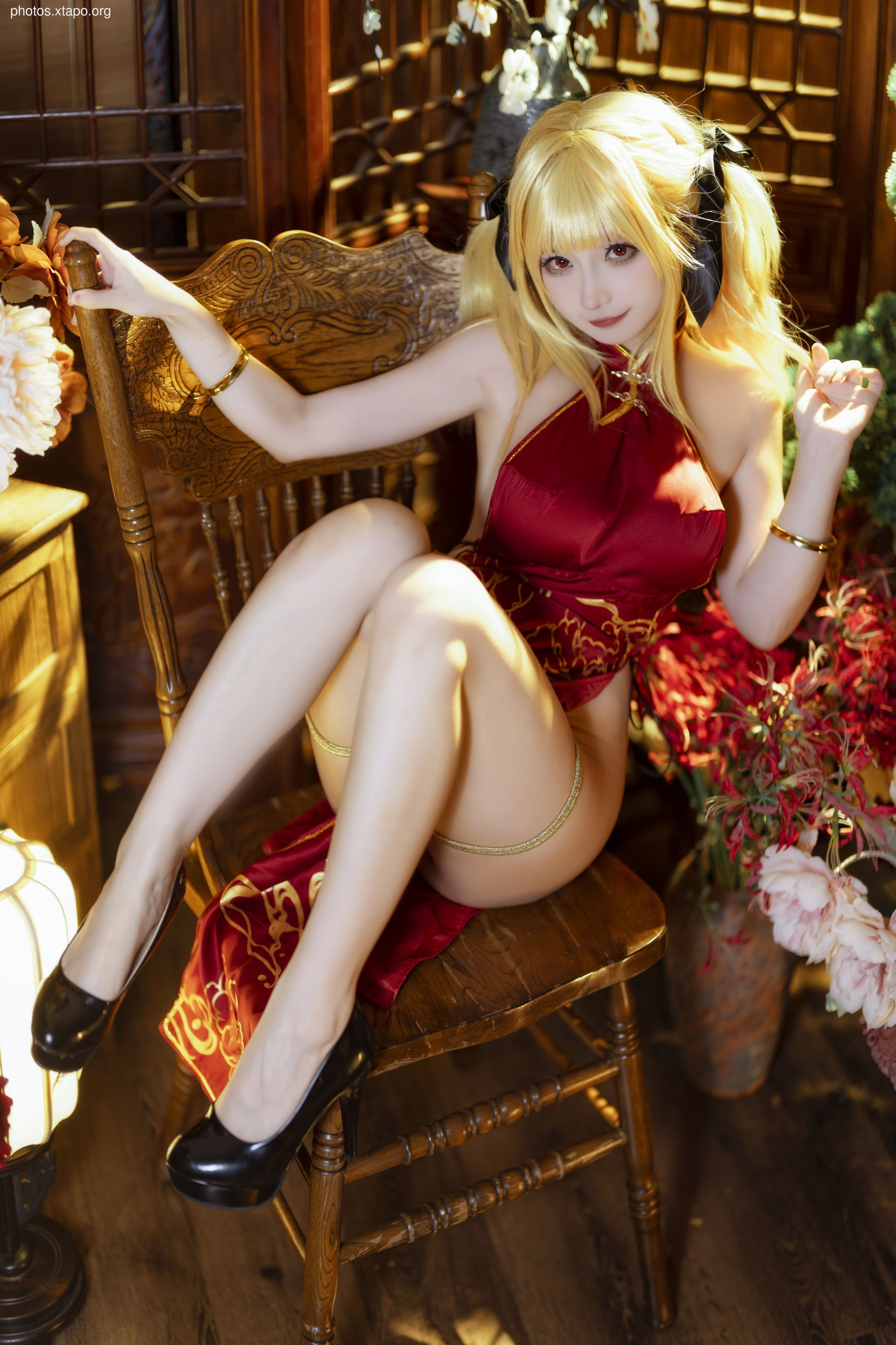 It is not the worlds W mercenary gold hair cheongsam 54P-3.46GB