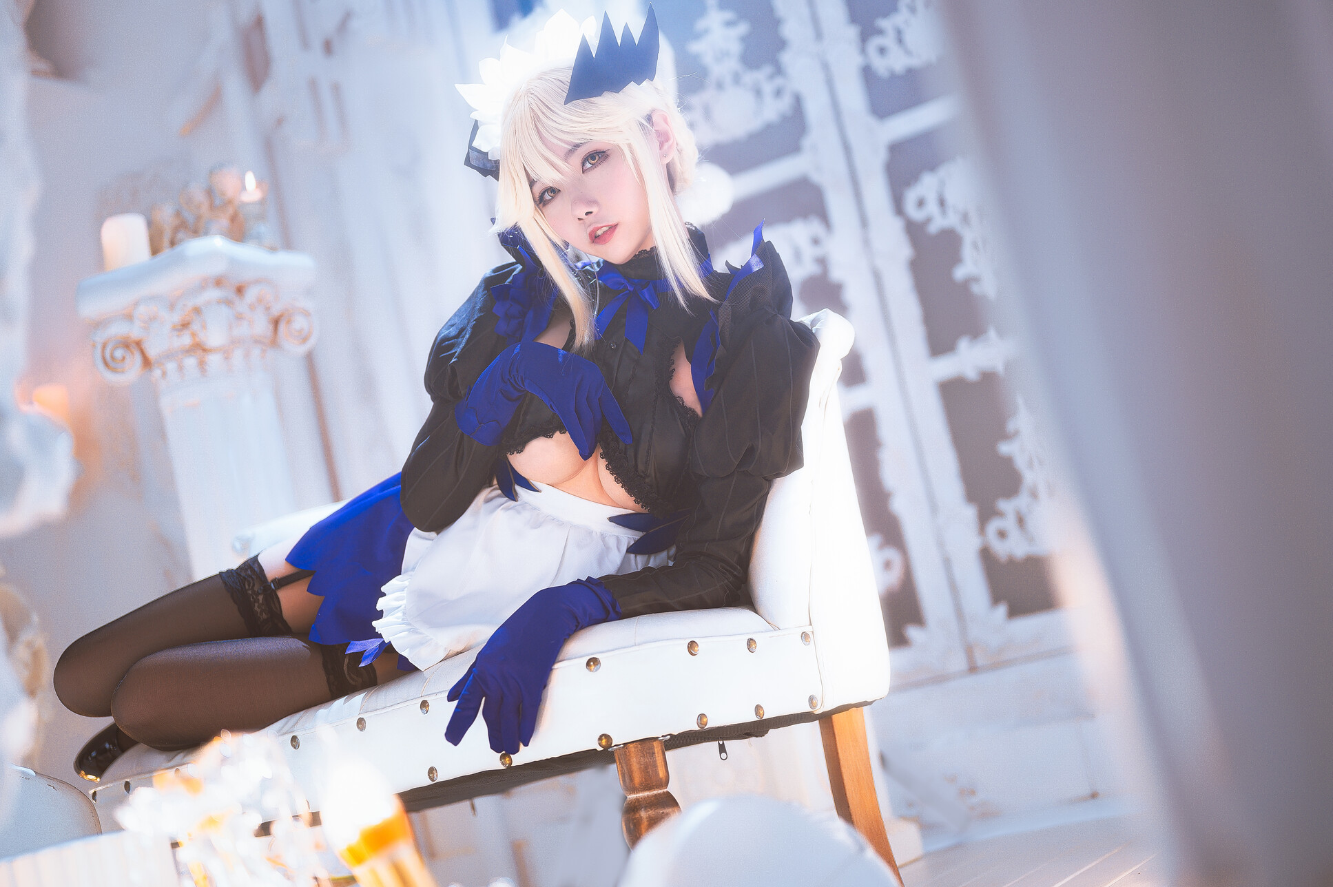 [Momoko Aoi] Artoria Pendragon Alter Black Gun Dumb Maid