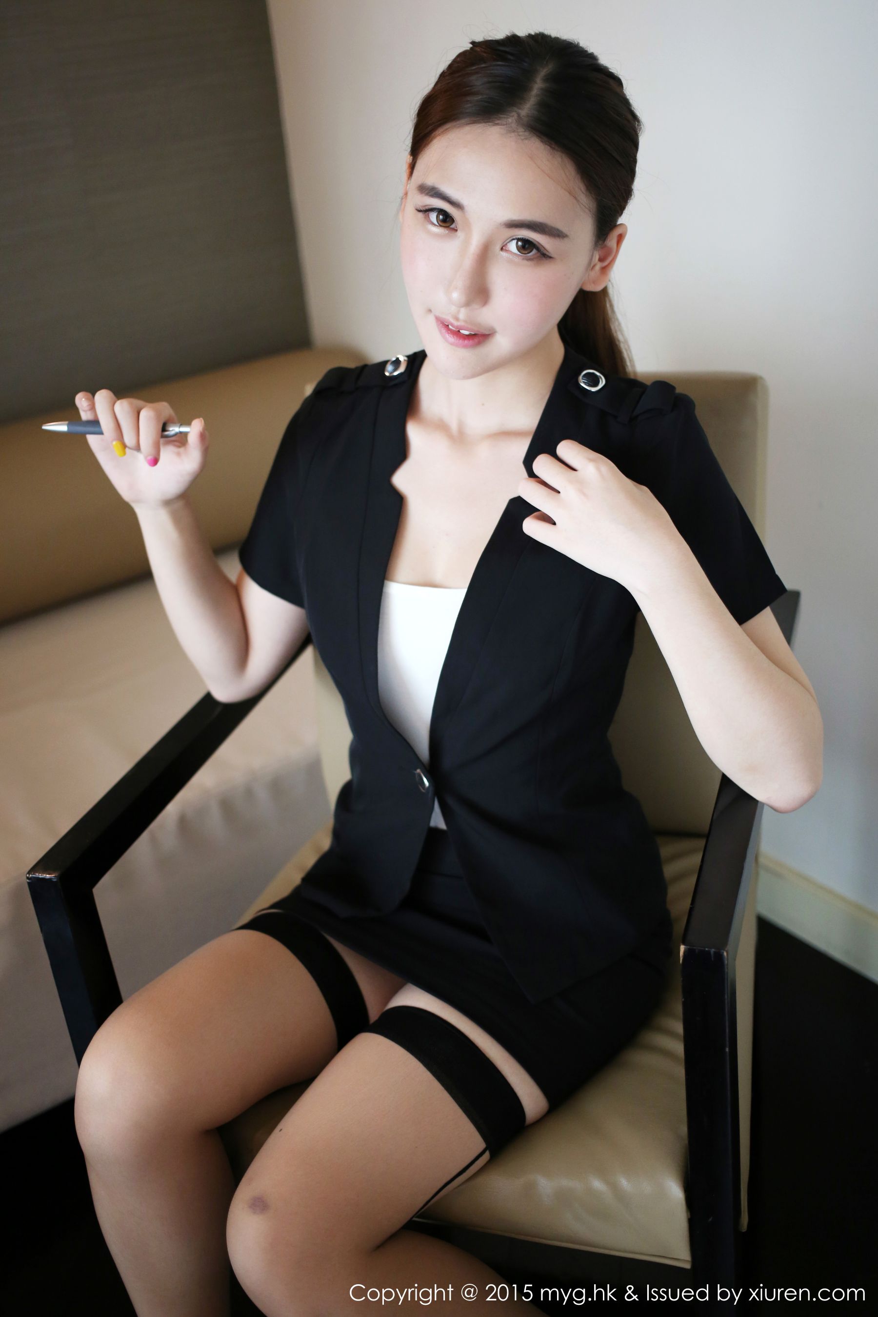 Xiong Yan BOBO Teacher's Uniform Temptation Miyuan Pavilion Mygirl VOL.161