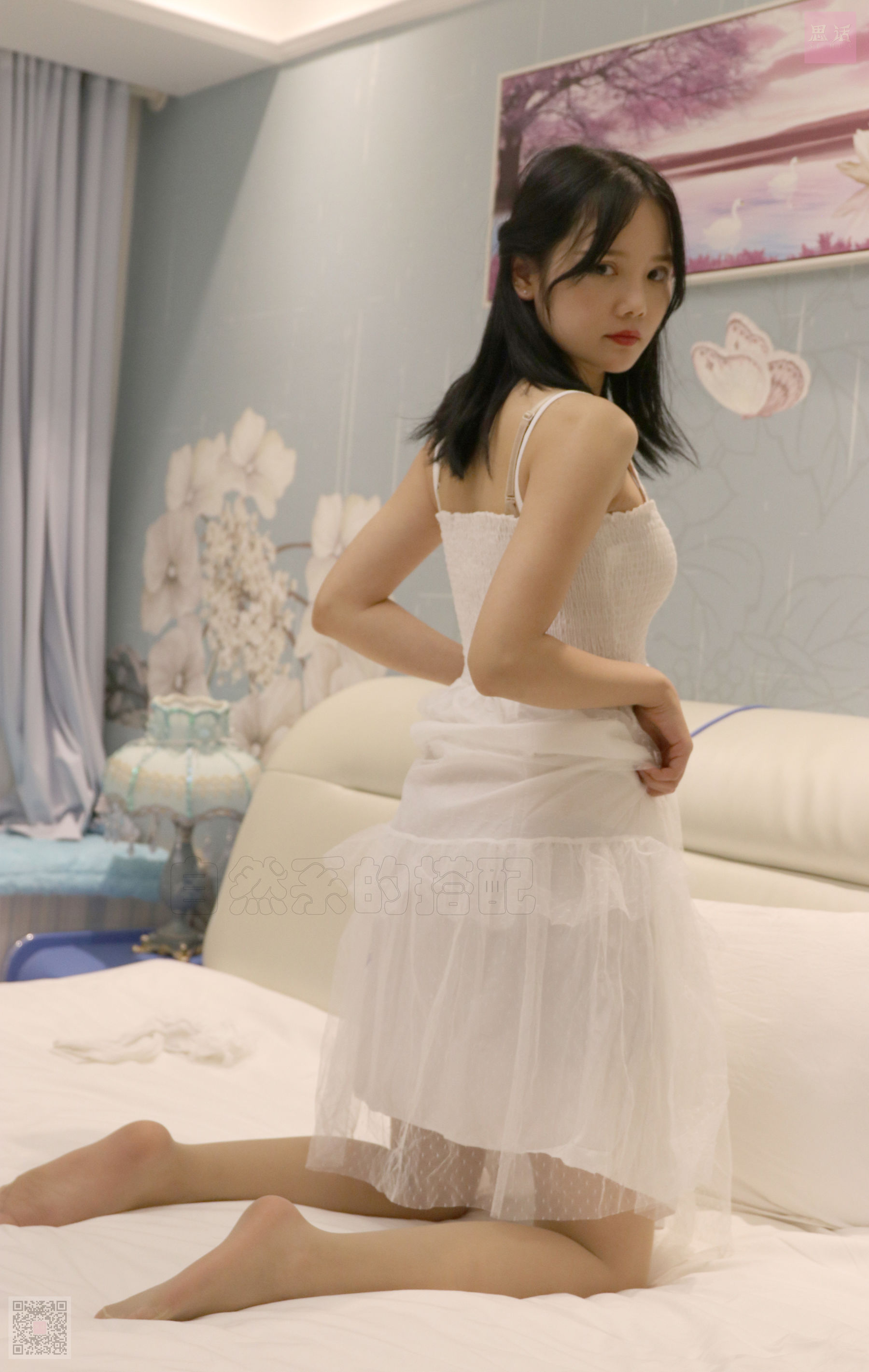 Sihua SH057 cousin white skirt is shameful and beautiful girl