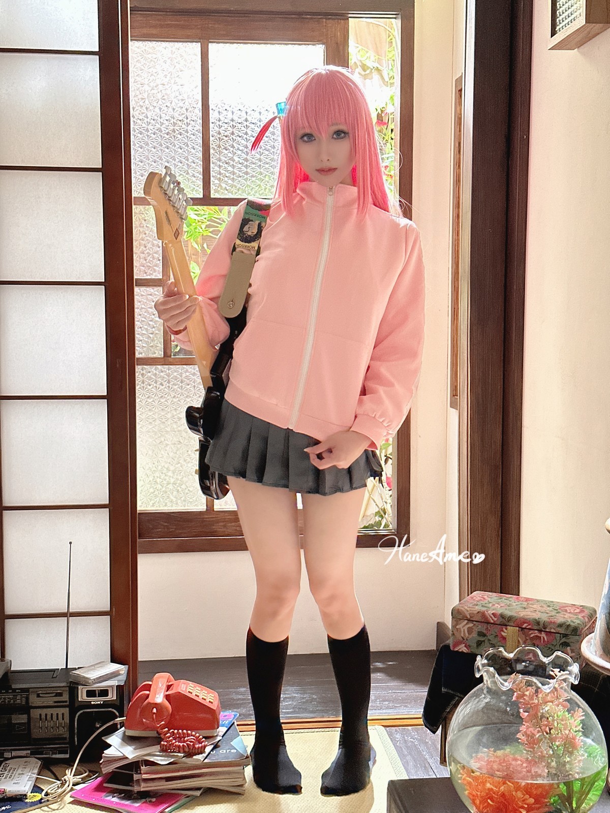 Cosplay Yubo HaneAme Bocchi Lonely Rock