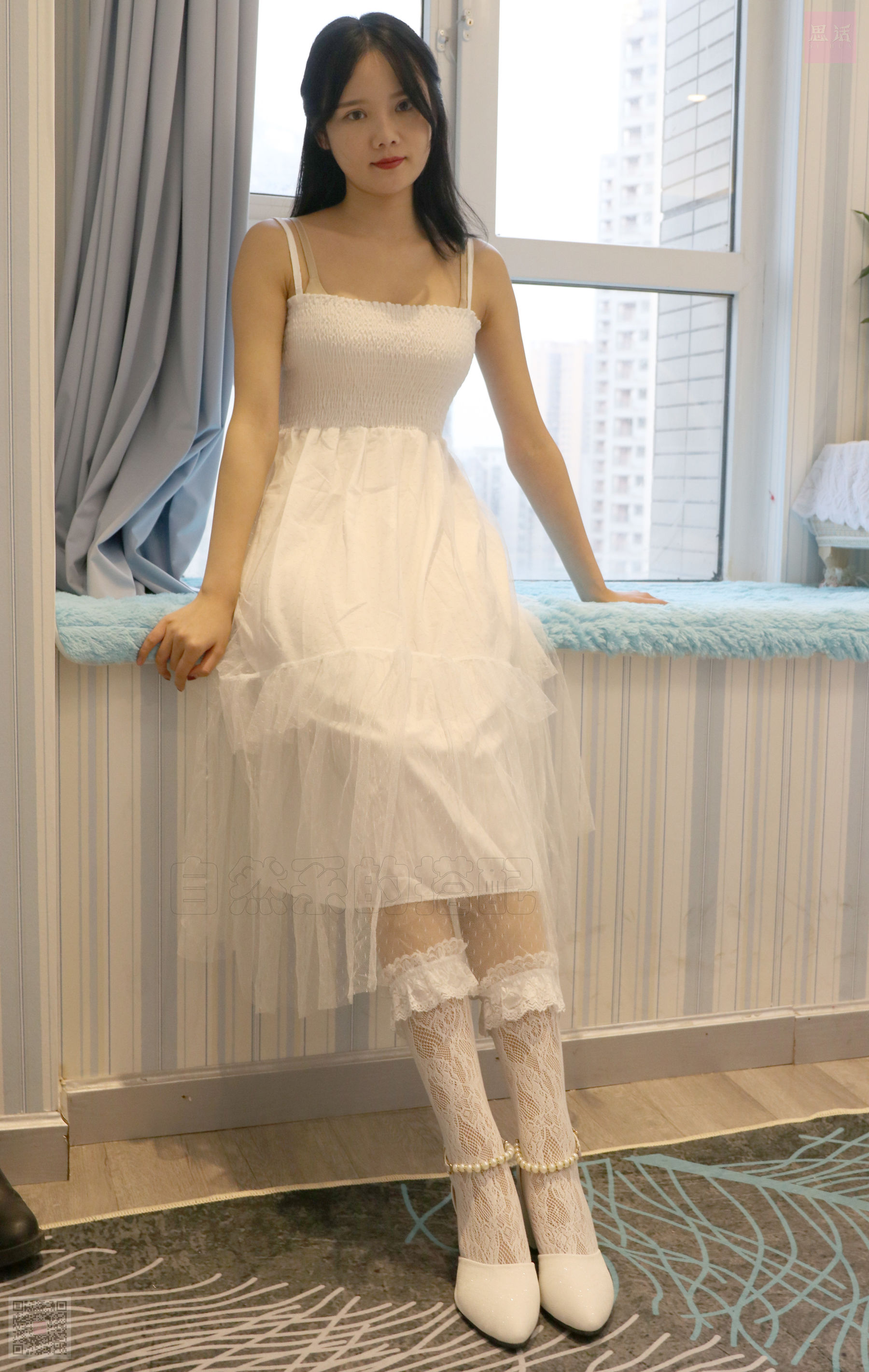 Sihua SH057 cousin white skirt is shameful and beautiful girl