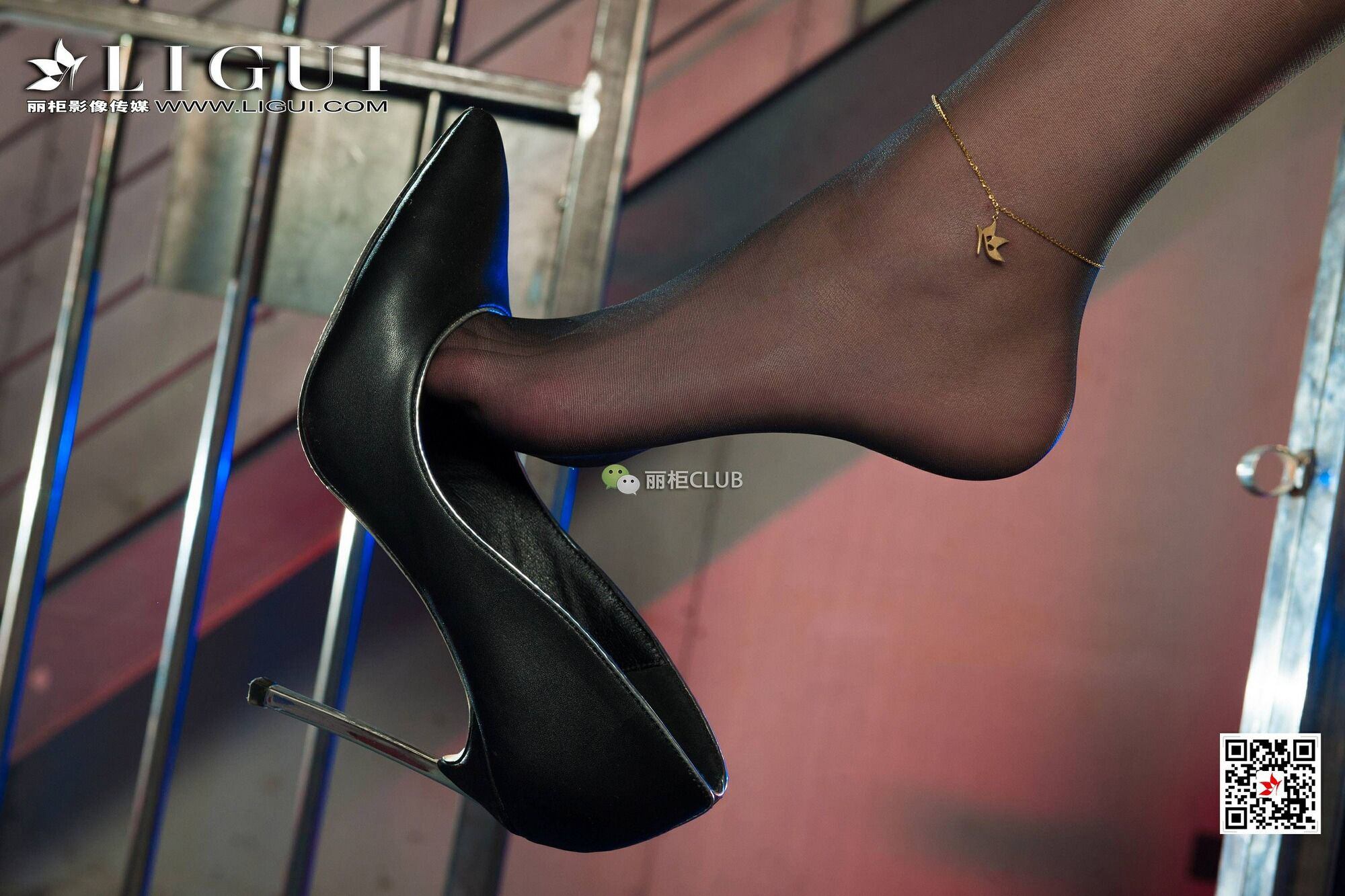 Leg Model Min Er Black Silk Queen Beautiful Foot Ligui Internet beauty