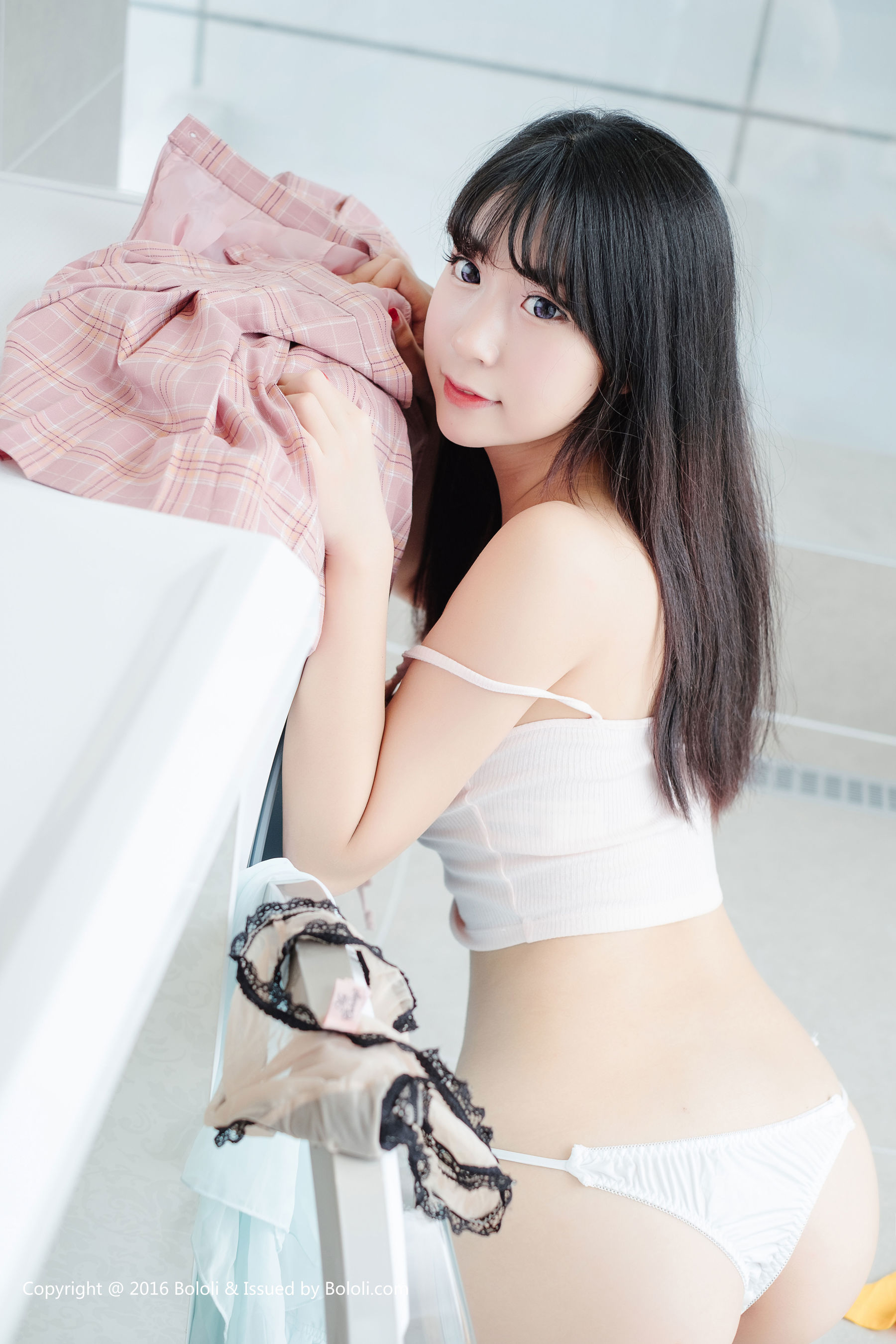 Cat Jiu sauce Sakura Tongyan Busty Kitten Nine Laundry Room Playful Temptation Bololi Bolo Society bol.005