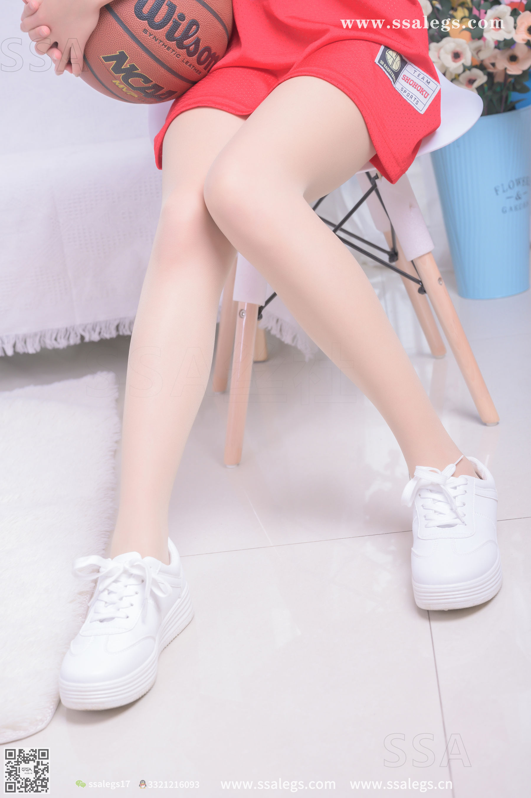 SSA Silk Club Super Clear photo NO.324 Ms. Susu Sister Su Su with a holiday at home to play basketball (top)