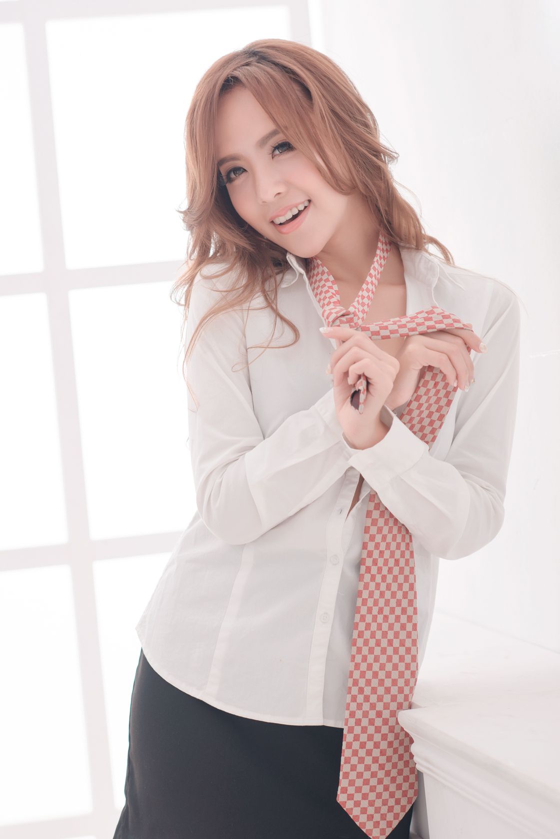 Network Beauty Model Kitty Teacher Teach You Tie tie special