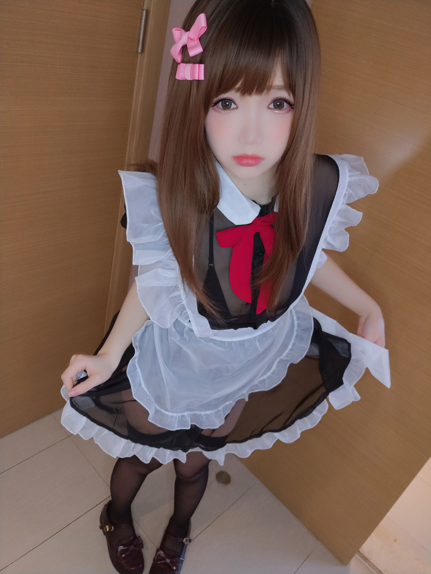 Net Red Coser Photo Anime blogger Xueqing Astra -Bathroom Maid