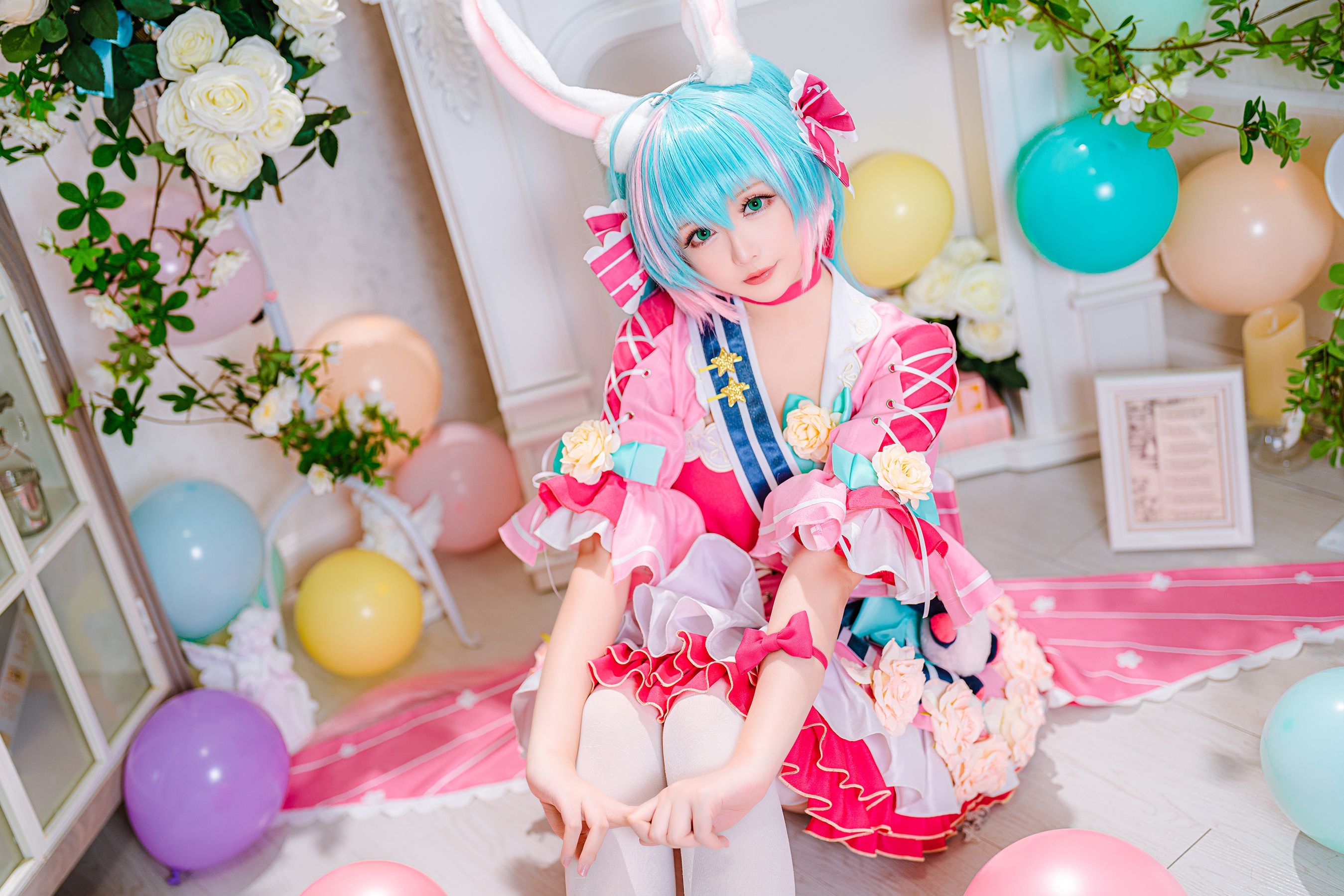 Welfare COS Miss Coser Sister Star Zhi Zhi Zhi -Valentine's Day Dream set group