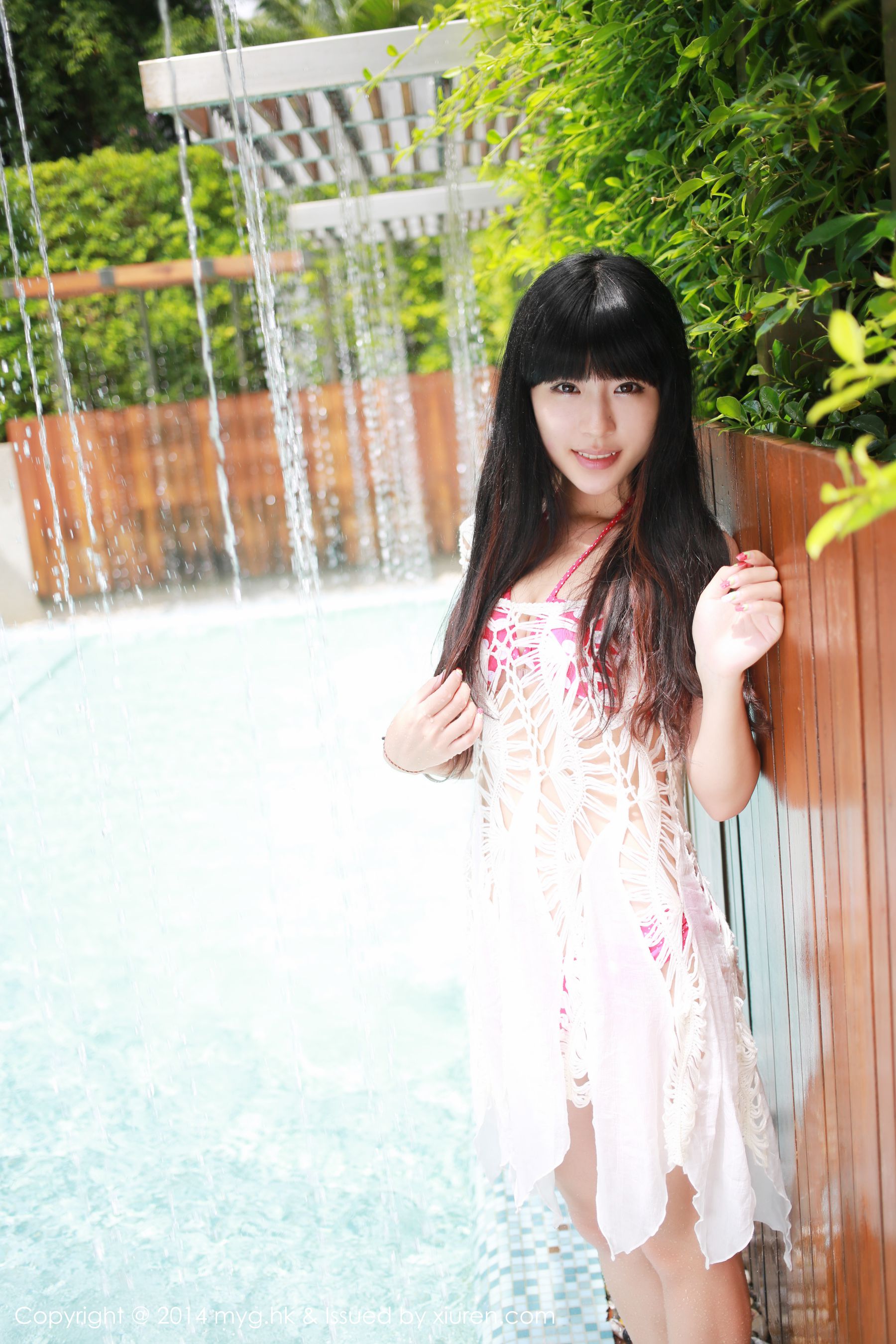 Liu Xueni Verna The First Set of Thailand Travel Miyuan Pavilion Mygirl VOL.019