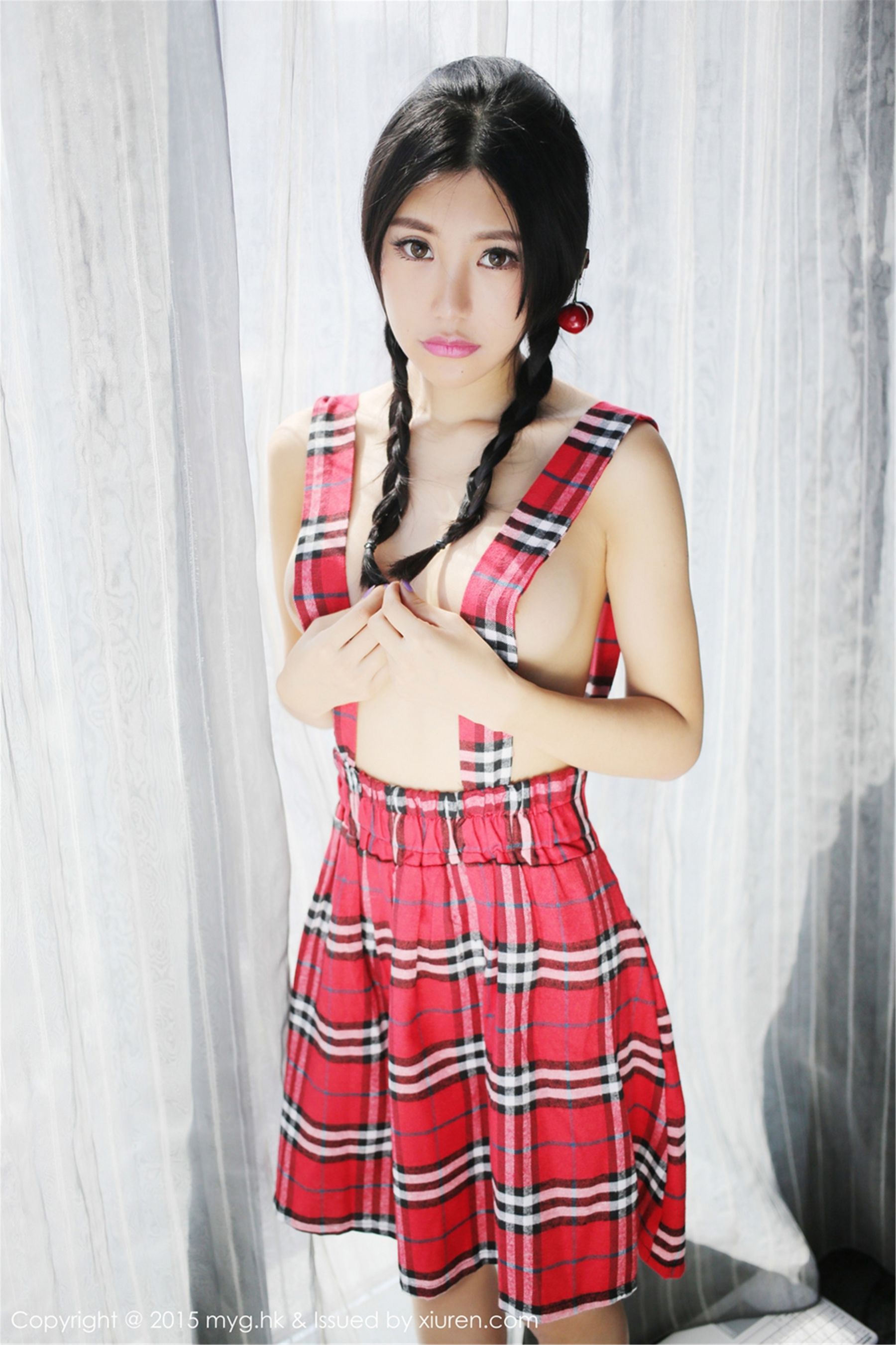 Qilijia ULA Thailand Travel British style school uniformshort skirtbikini Miyuan Pavilion Mygirl Vol.091