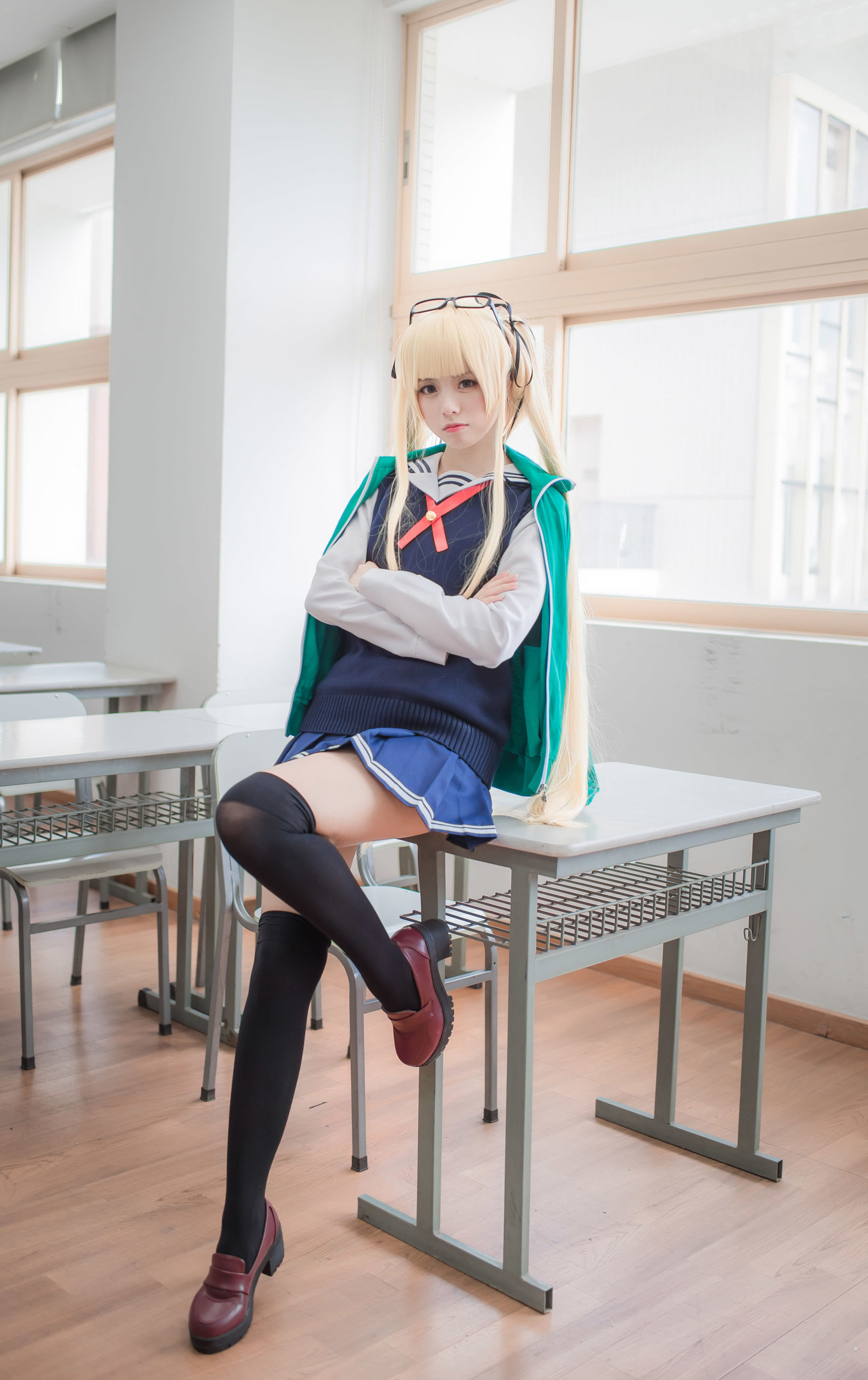 Loli cos Platinum Saki -School Uniform
