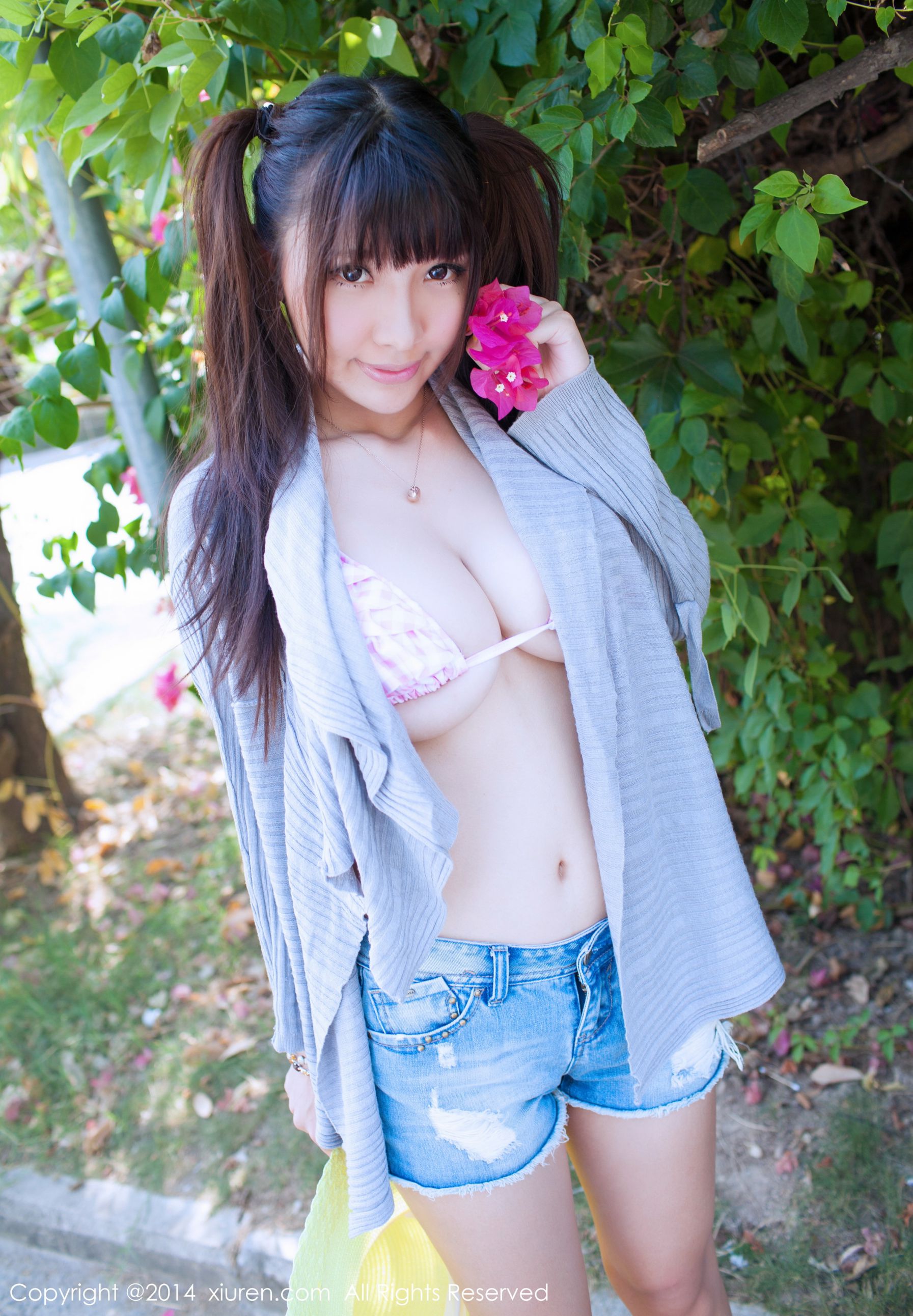 Li Zhenji/Xiao Qian Sunny Blasting Milk UnderwearSeaside Series Xiuren No.227