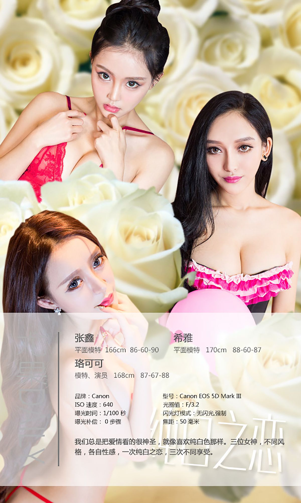 Zhang Xin & amp; Hiya & amp; 珞 Coco's White Valentine's Day Aisu Ugirls No.300