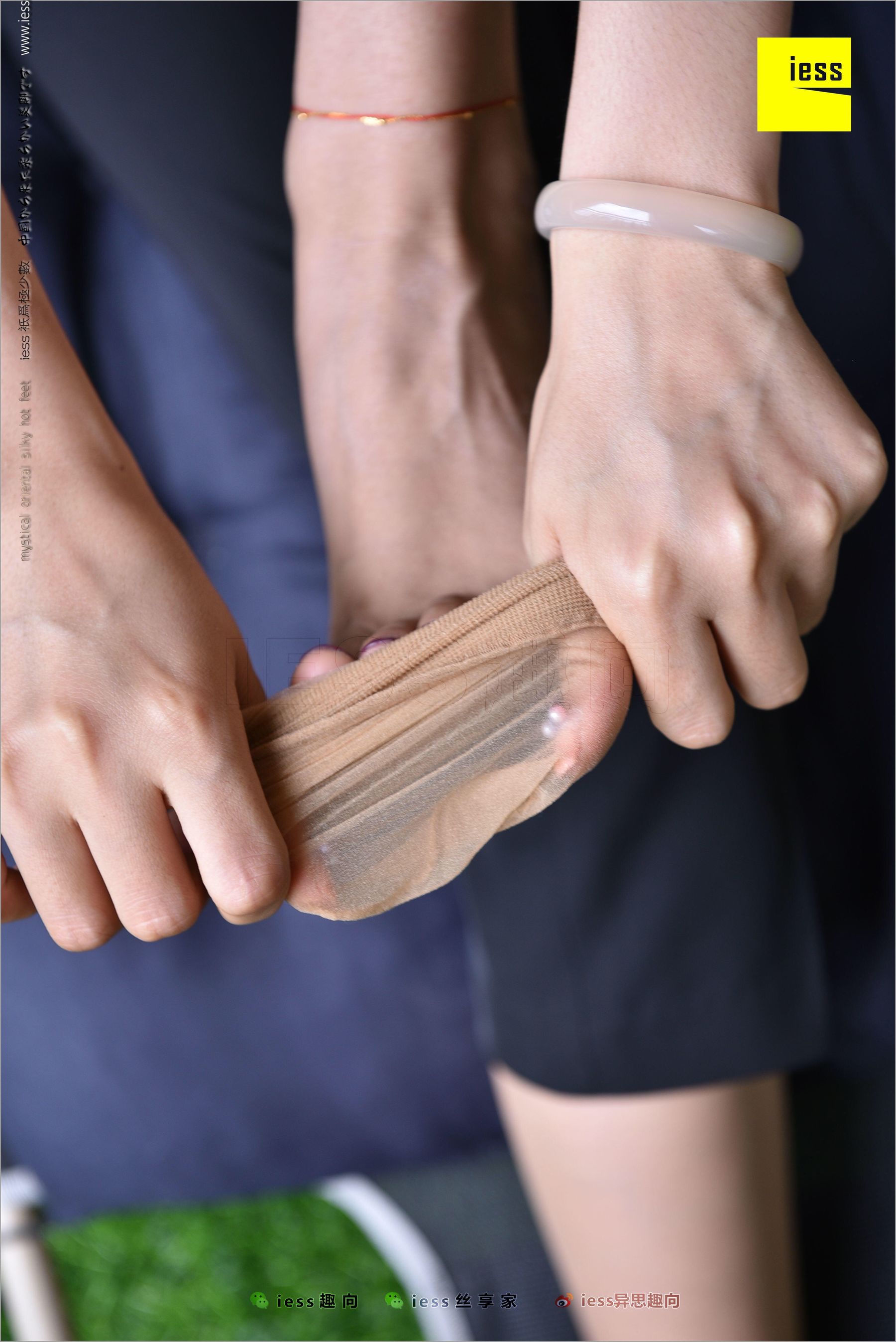 Huahua's Middle Stockings-The Beauty of Unpopular Different Thoughts to IESS Silk Foot Bento 214