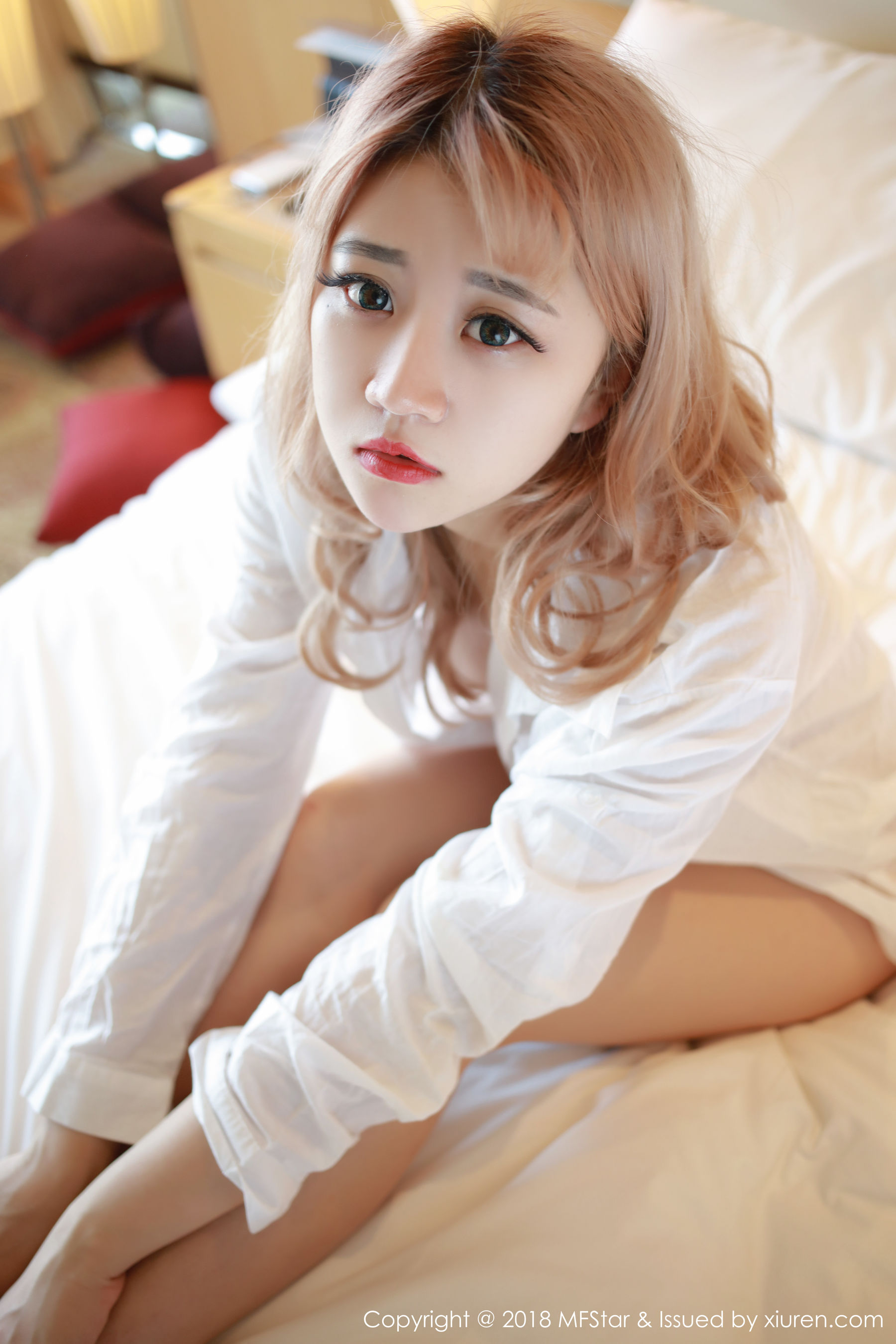 Quiet Tobey Blonde Beauty with Qiong Model Academy MFStar Vol.120