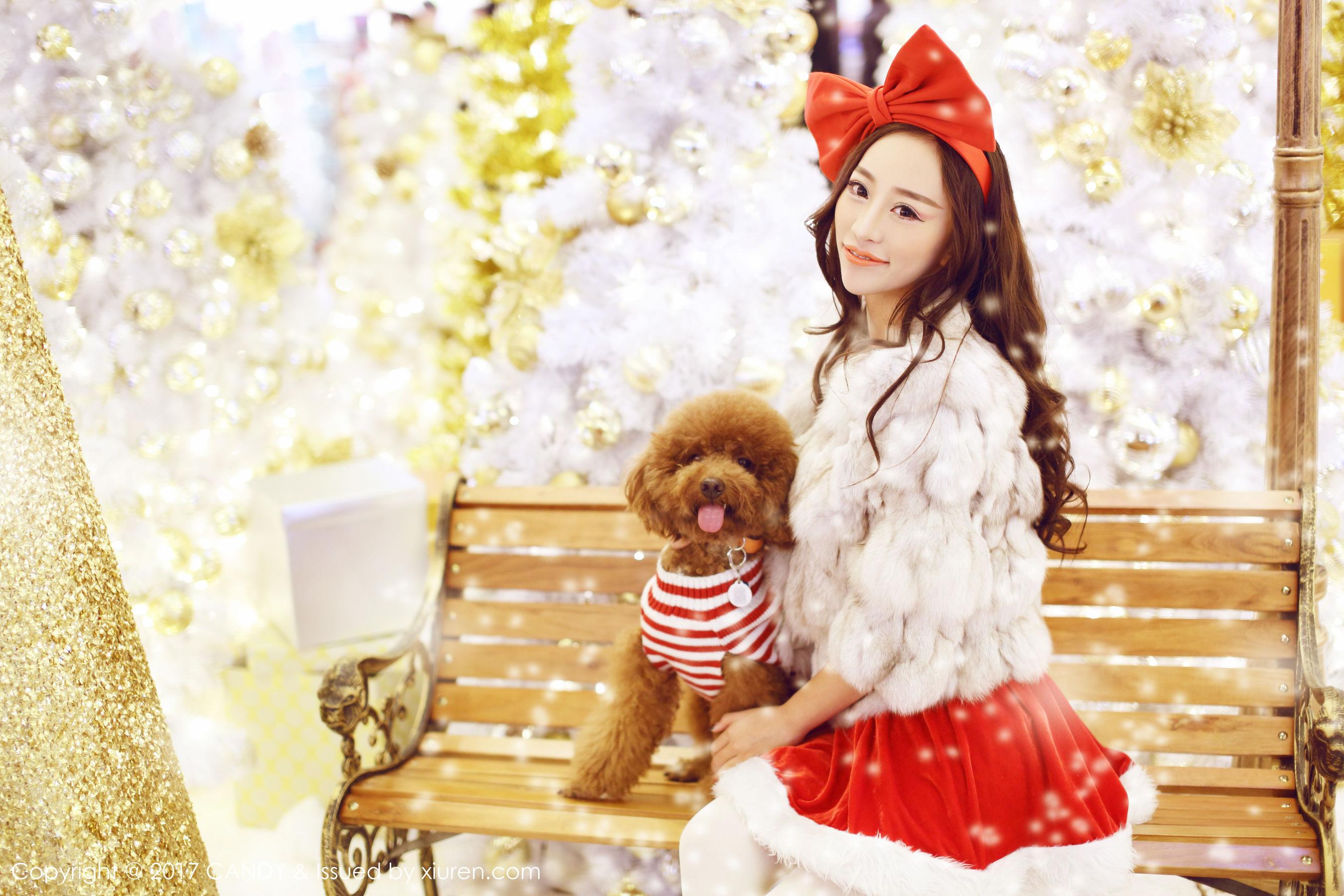 Meng Qiqi/Prince's Princess/Unknown Christmas Gift Net Red Pavilion Candy Vol.047