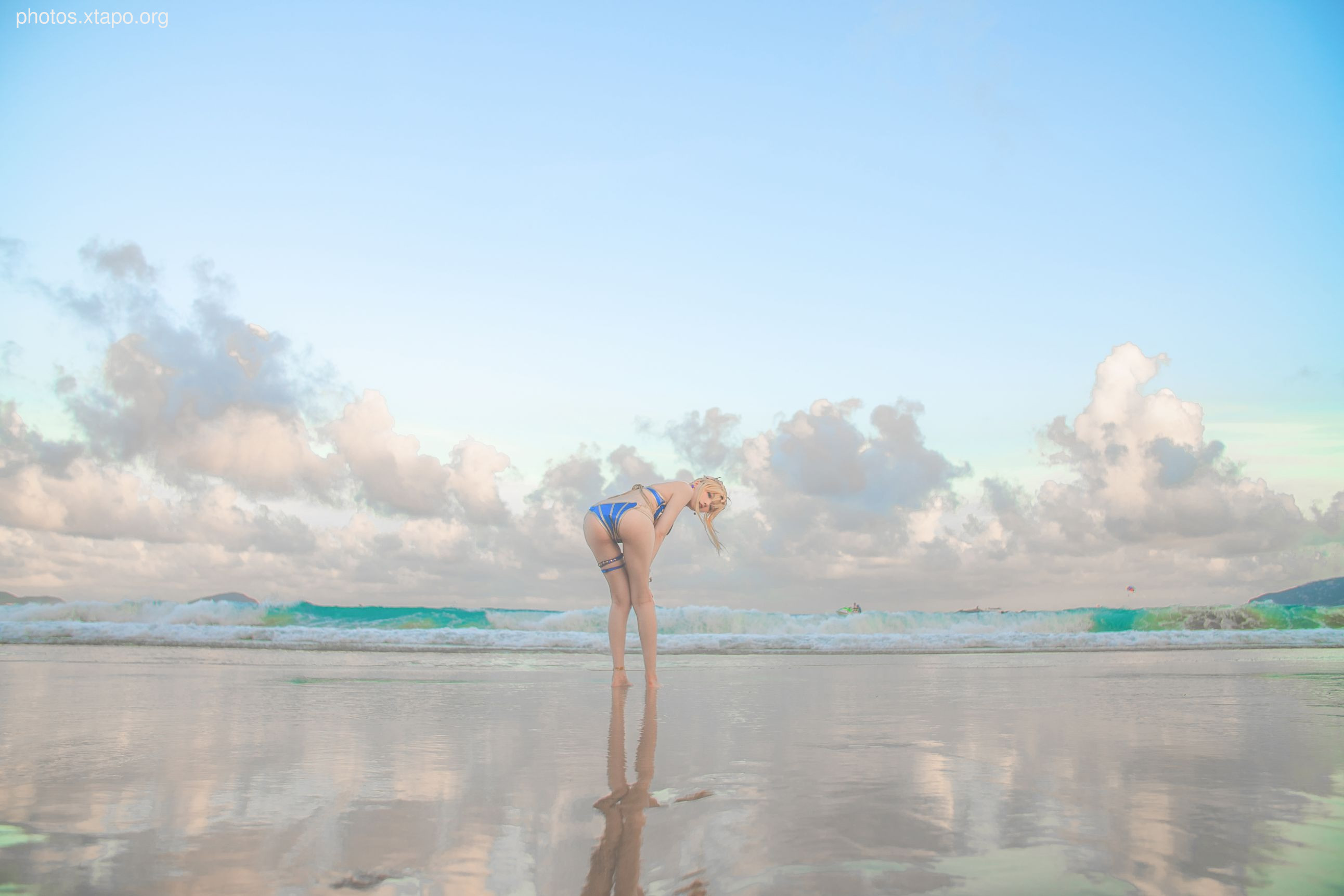 NO.029 White Gun Swimsuit 48P-257MB